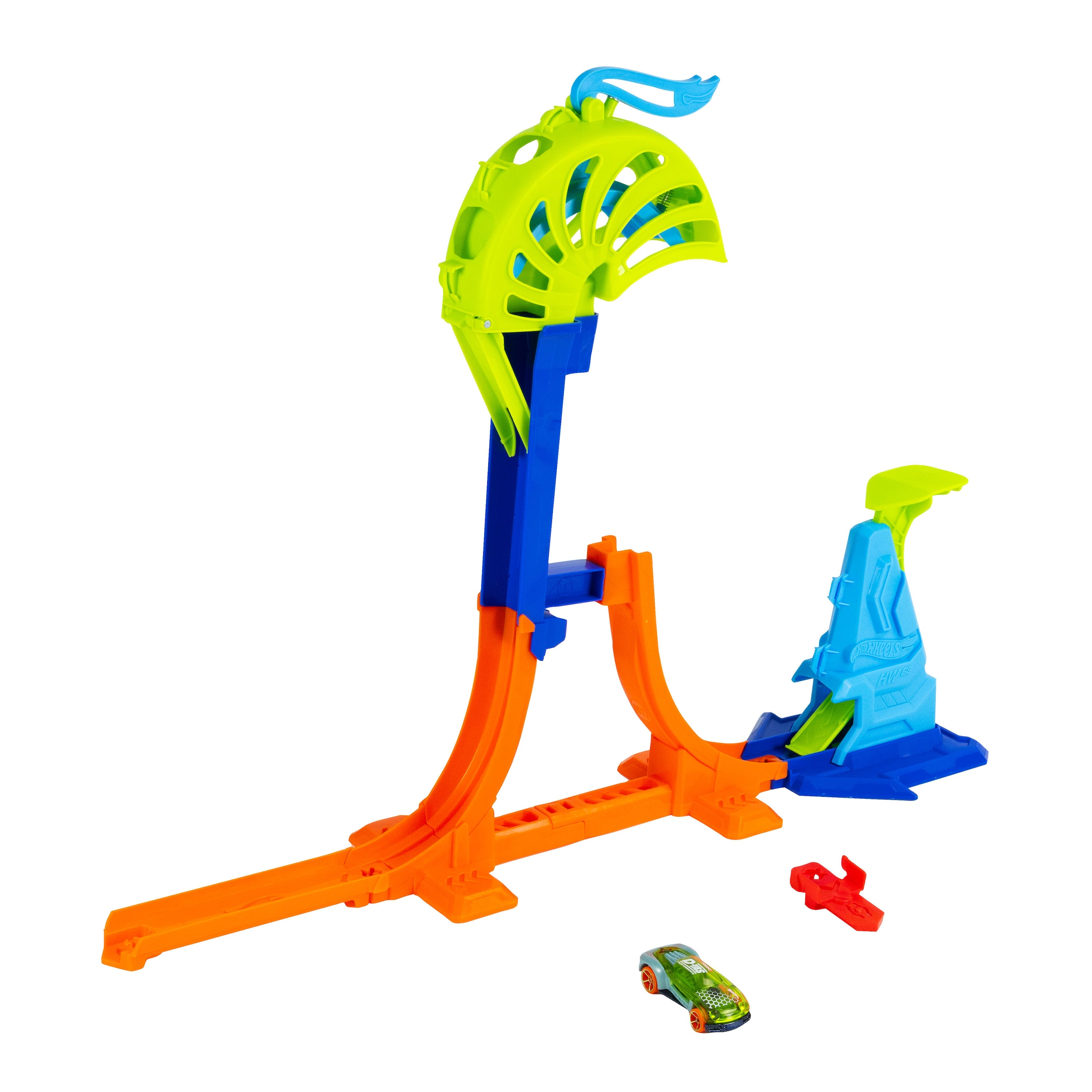 Hot Wheels Autorennbahn »Hot Wheels Stunt Tracks Power Launch Champion«