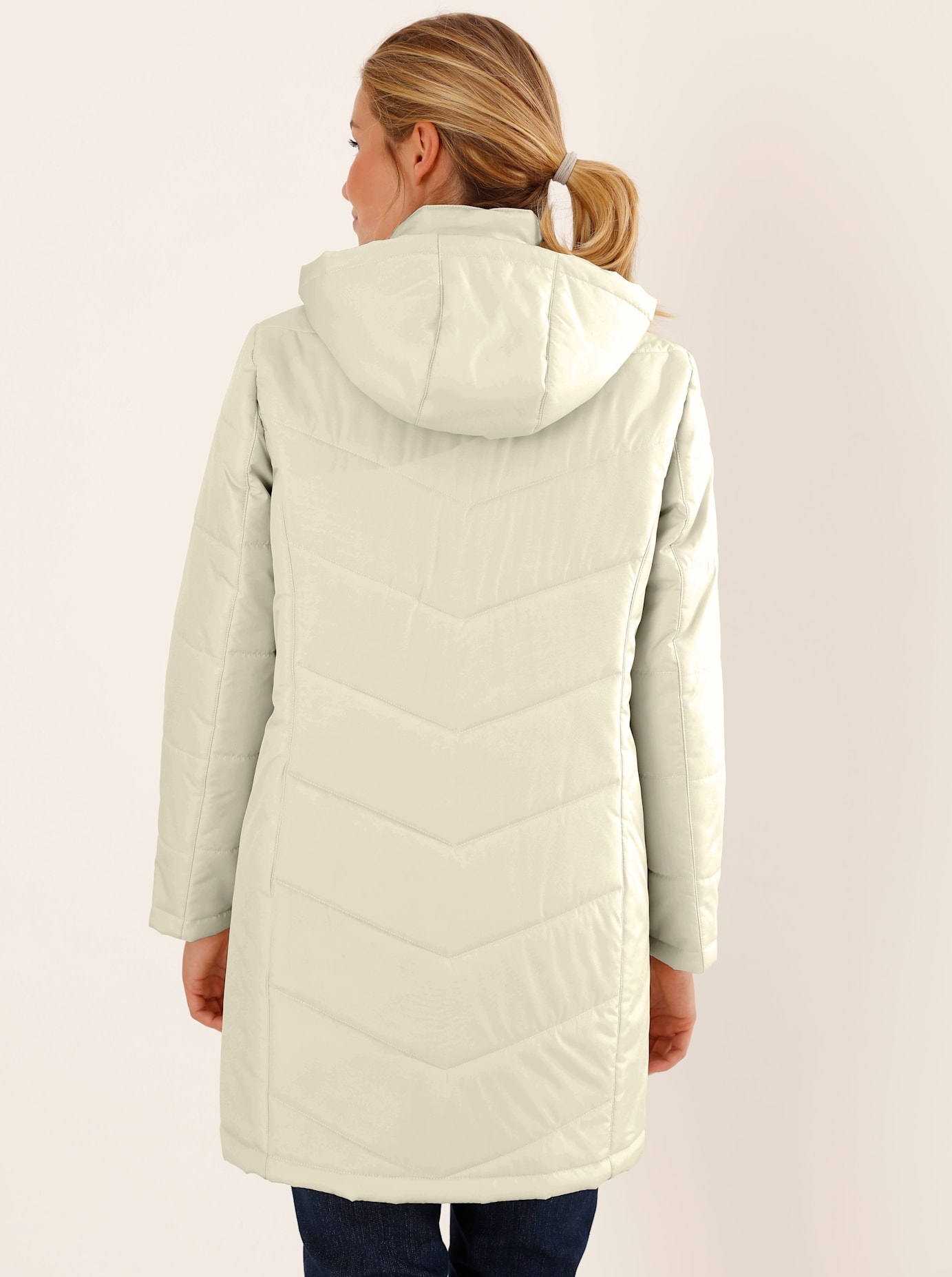 Classic Basics Langjacke, mit Kapuze