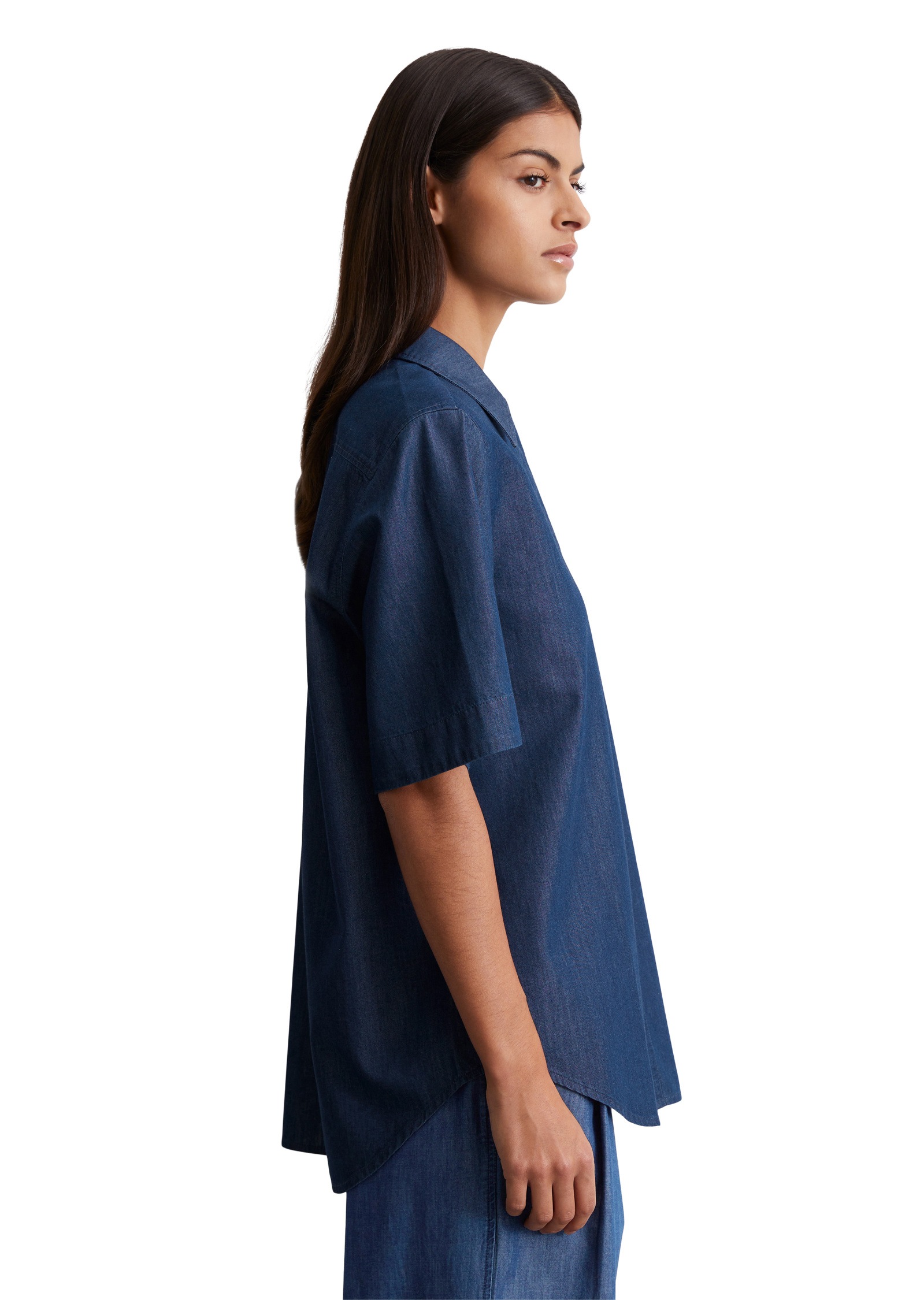 Marc O'Polo Kurzarmbluse »mit TENCEL™ Lyocell«