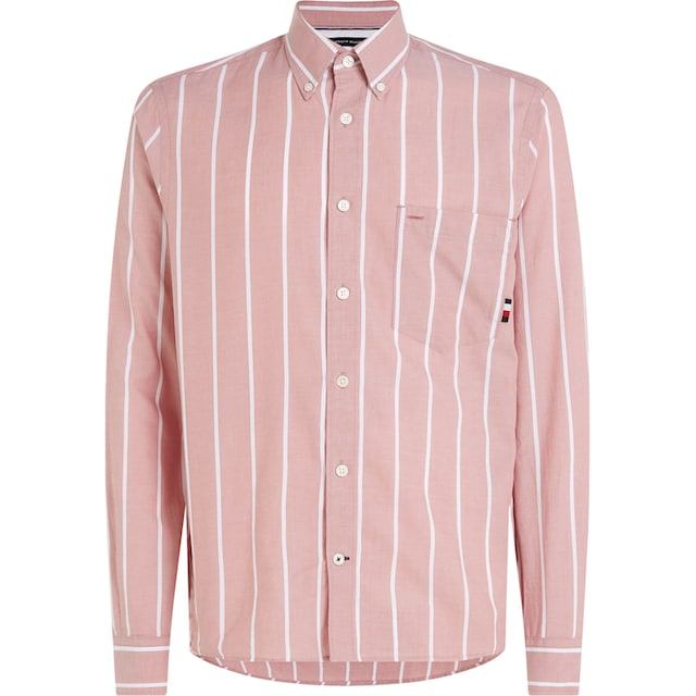 Tommy Hilfiger Langarmhemd »OXFORD STRIPE RF SHIRT«, mit Button-down-Kragen  ▷ kaufen | BAUR