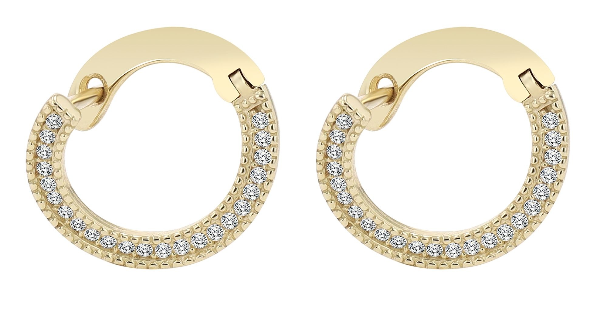 Adelia´s Paar Ohrhänger »Damen Ohrringe – Ohrstecker aus 333 Gold mit Zirkonia« Zum Verschenken an Menschen, die Ihnen am Herzen liegen