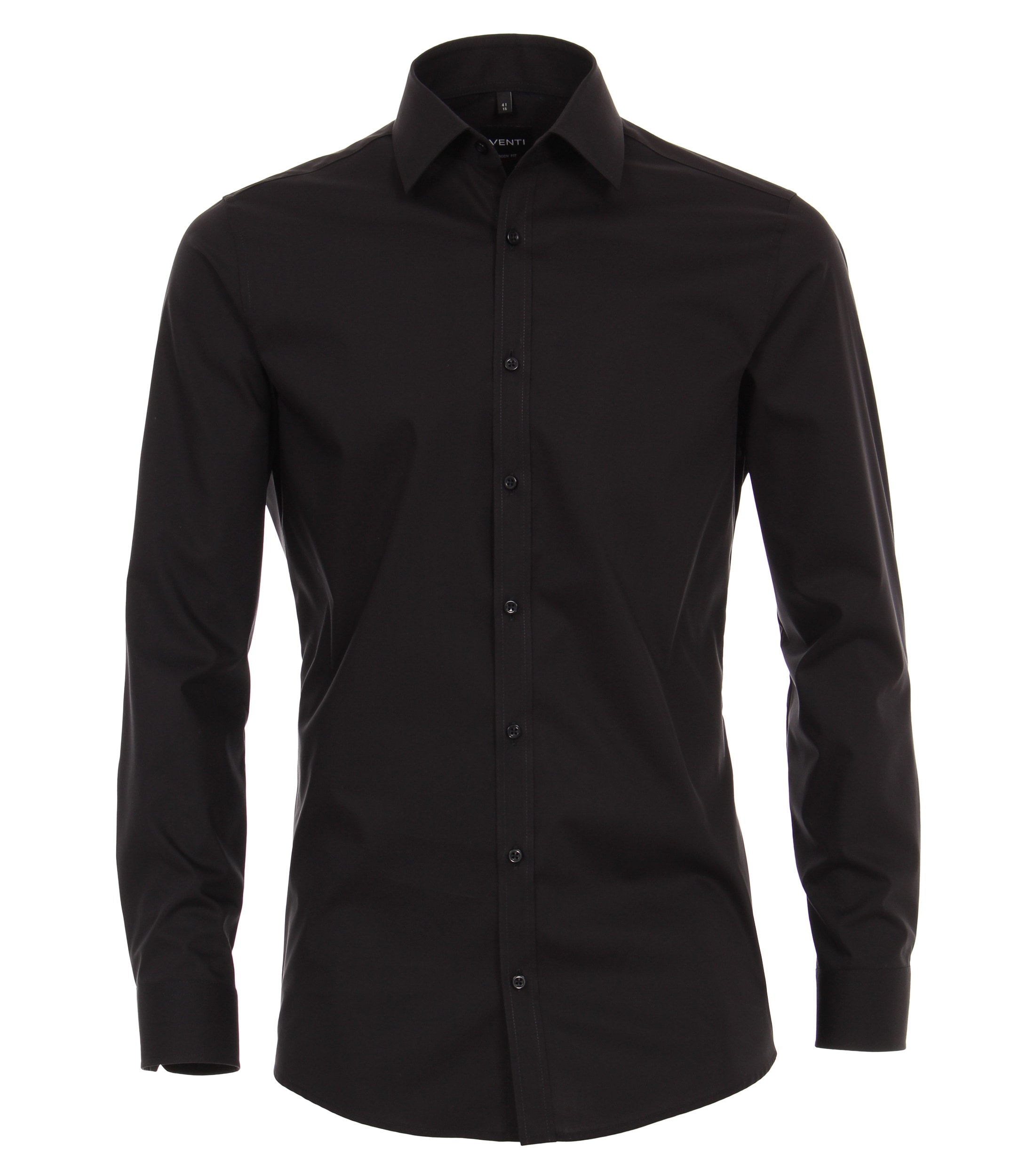 VENTI Businesshemd uni Men's Dress Shirt Black 41 3