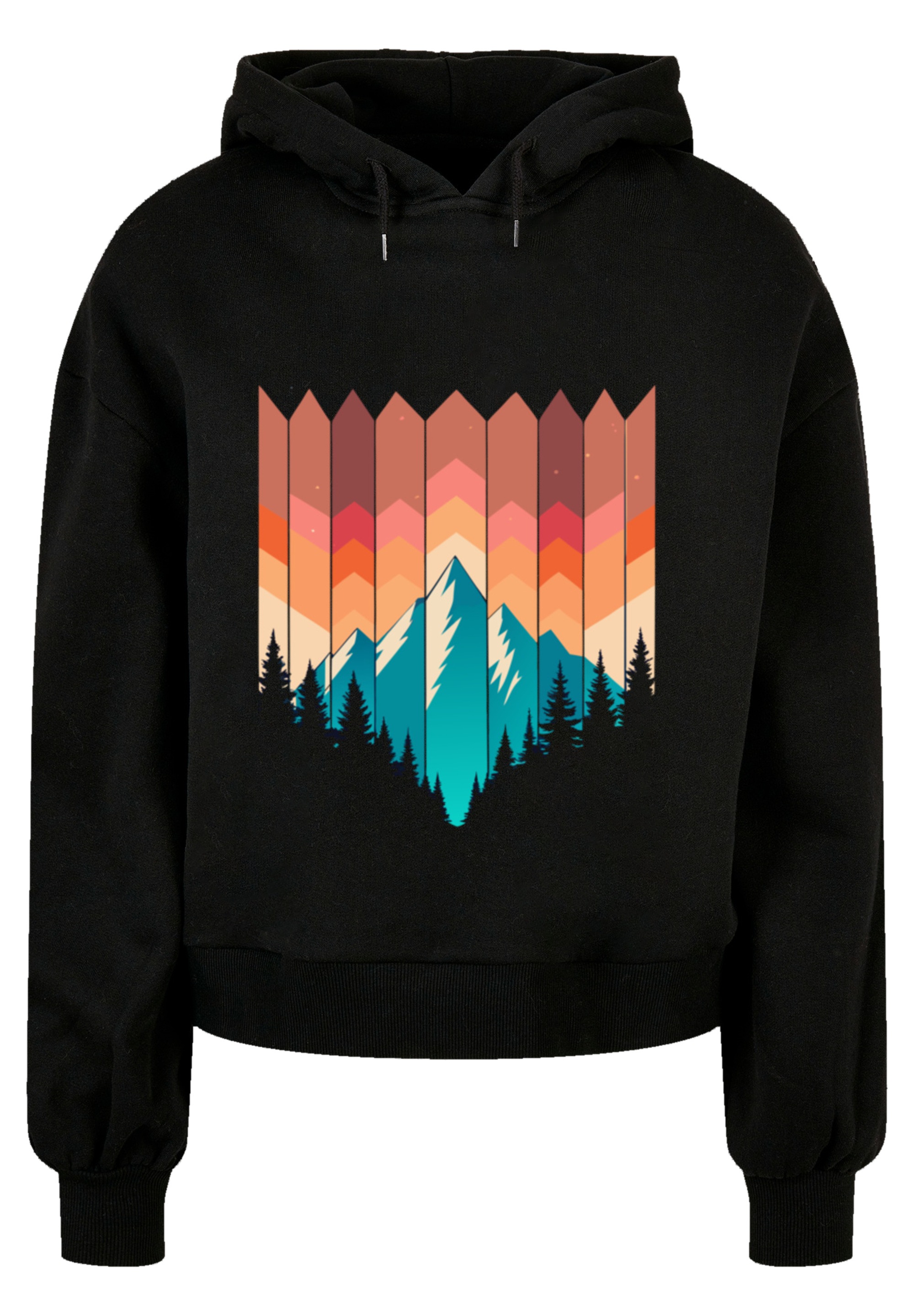 F4NT4STIC Sweatshirt "Berg Sonnenuntergang Geometrisch", Premium Qualität günstig online kaufen