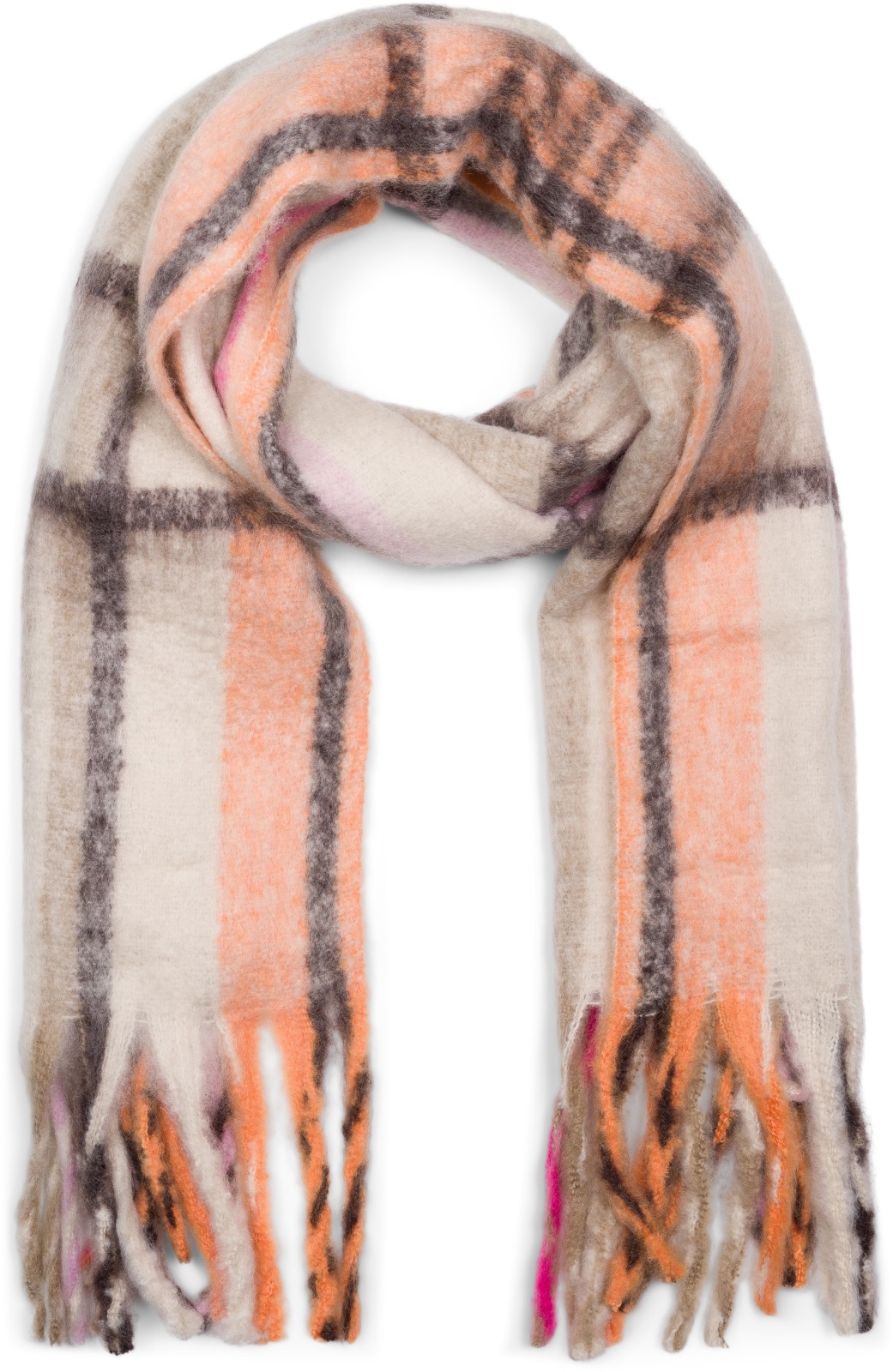 styleBREAKER XXL-Schal "Web Strickschal Streifen bunt" 1 Stk.