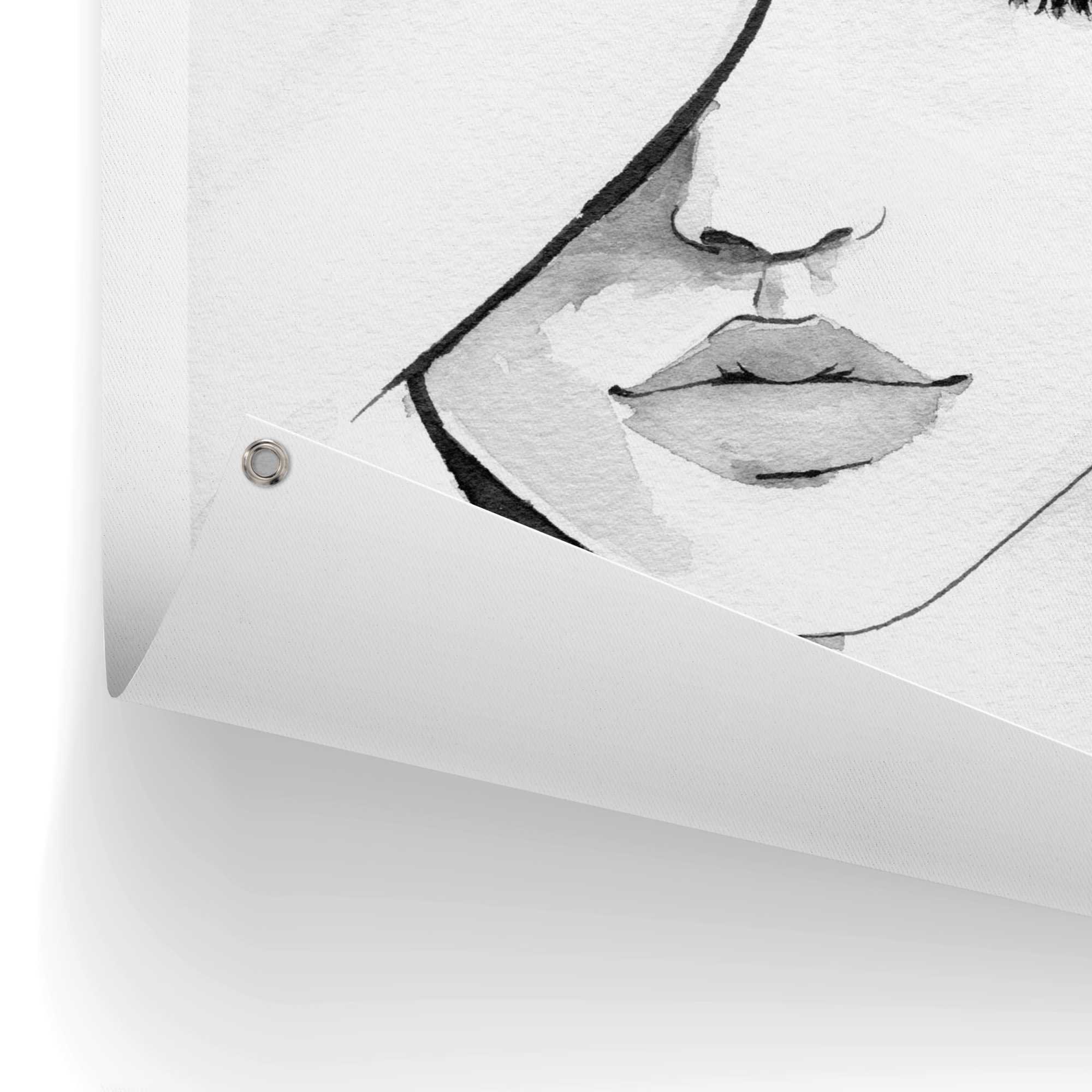 Thumbnail - Reinders Poster "Gesicht", Outdoor für Garten oder Balkon