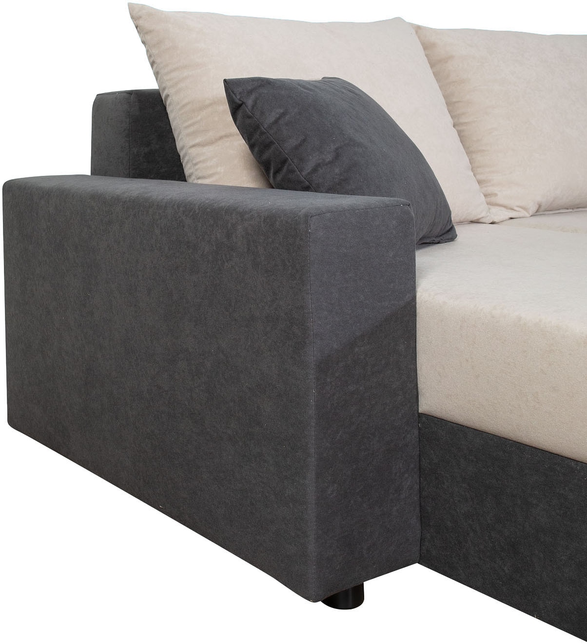 COLLECTION AB Wohnlandschaft »Pico U-Form«, Wohnlandschaft,2 X Ottomane,Polyätherschaum Polsterung