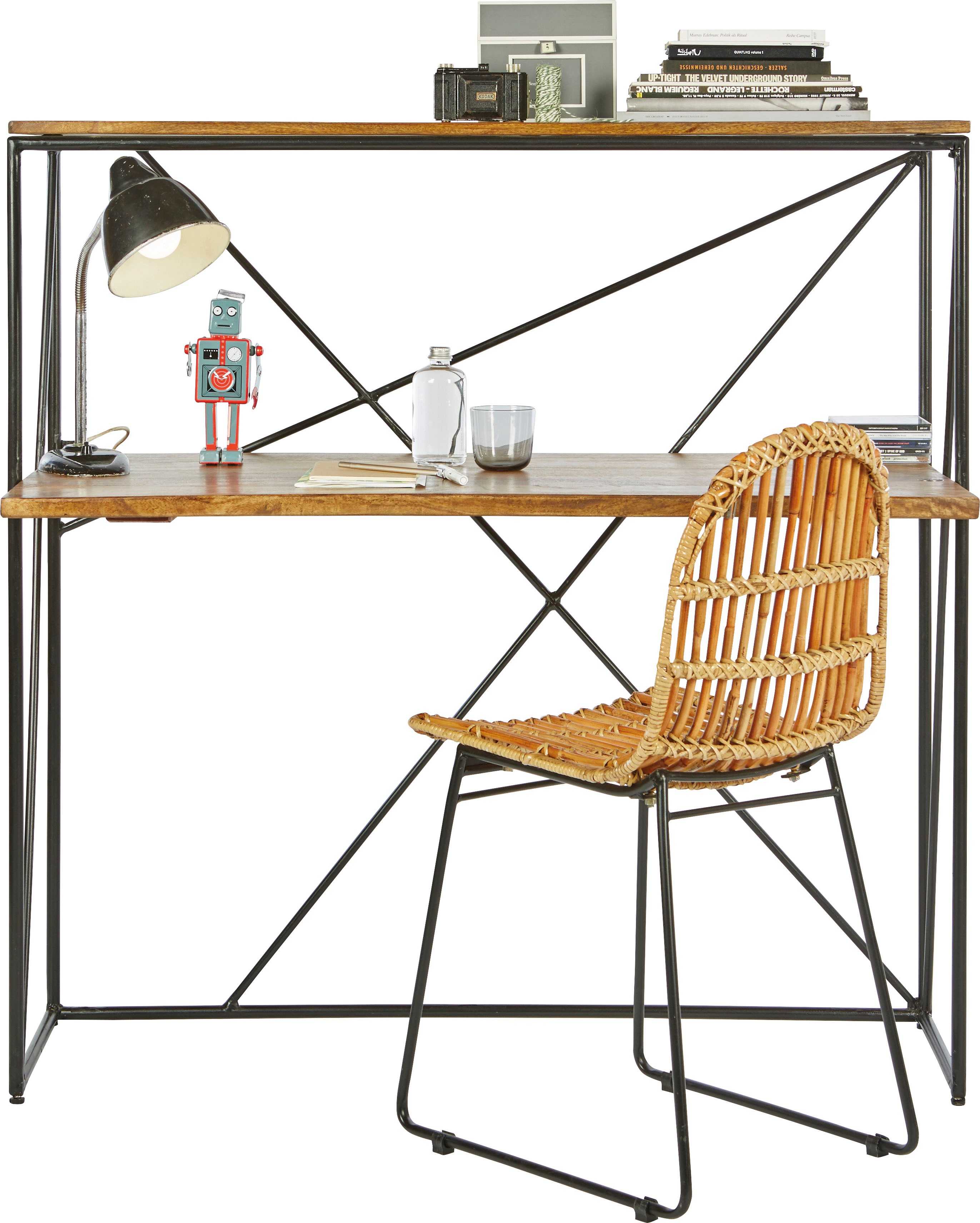 Thumbnail - TOM TAILOR HOME Sekretär "T-NEST SHELF OFFICE LOW" mittelhohes, offenes Sekretärregal, aus Mangoholz und Metall