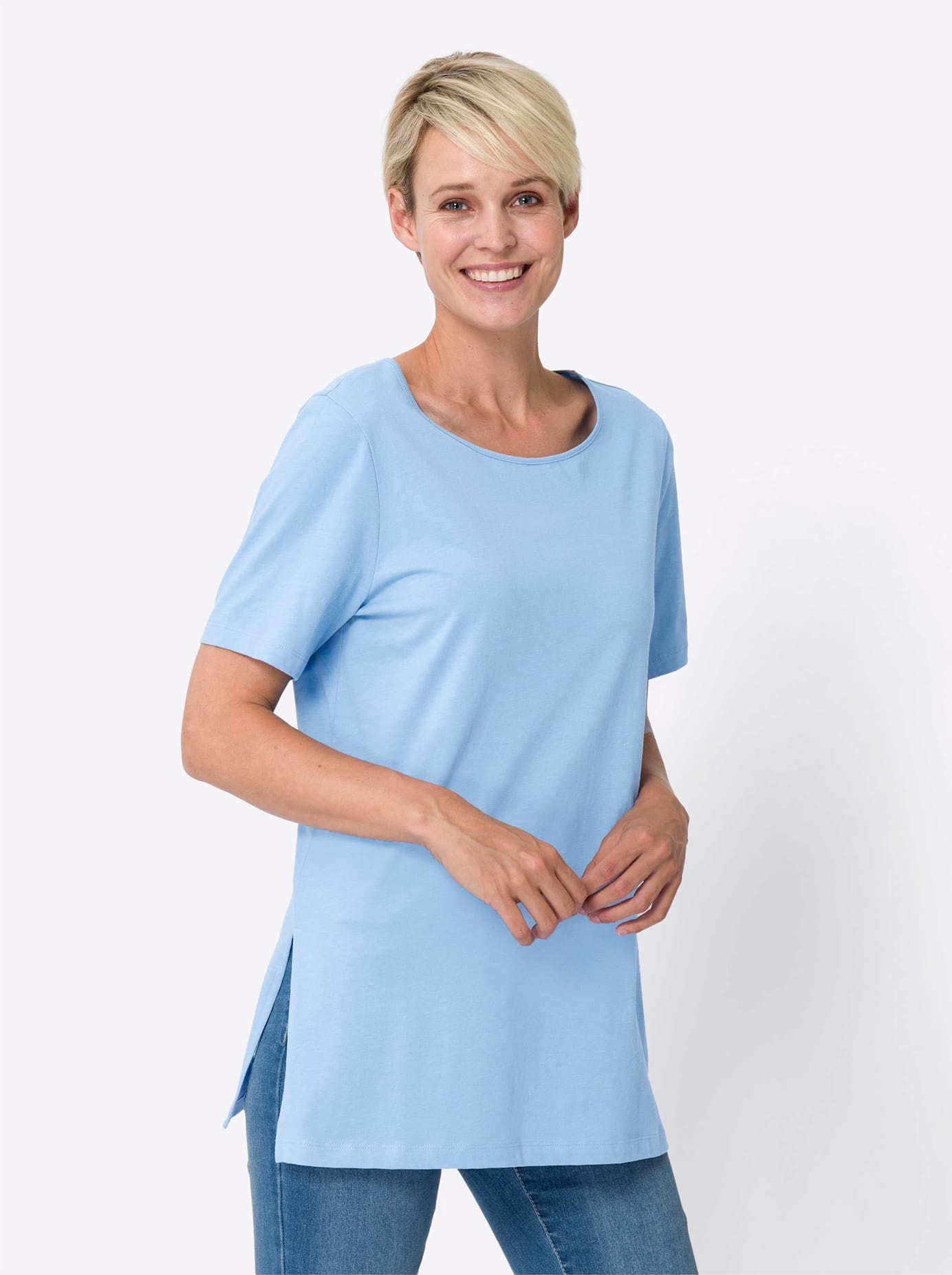 Classic Basics Longshirt "Longshirt" 1 Stk. tlg. günstig online kaufen