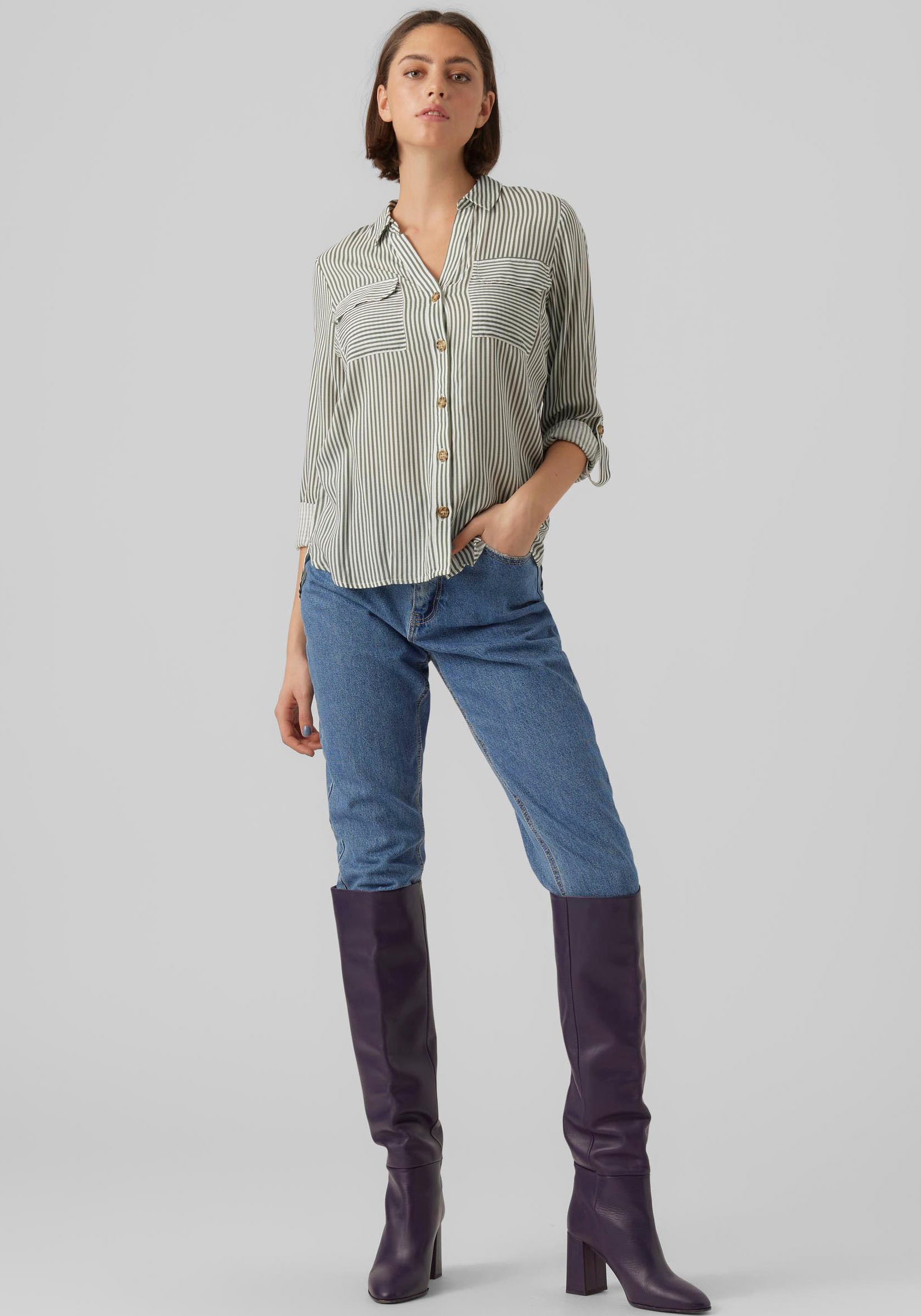Thumbnail - Vero Moda Hemdbluse "VMBUMPY L/S SHIRT NEW WVN GA NOOS"