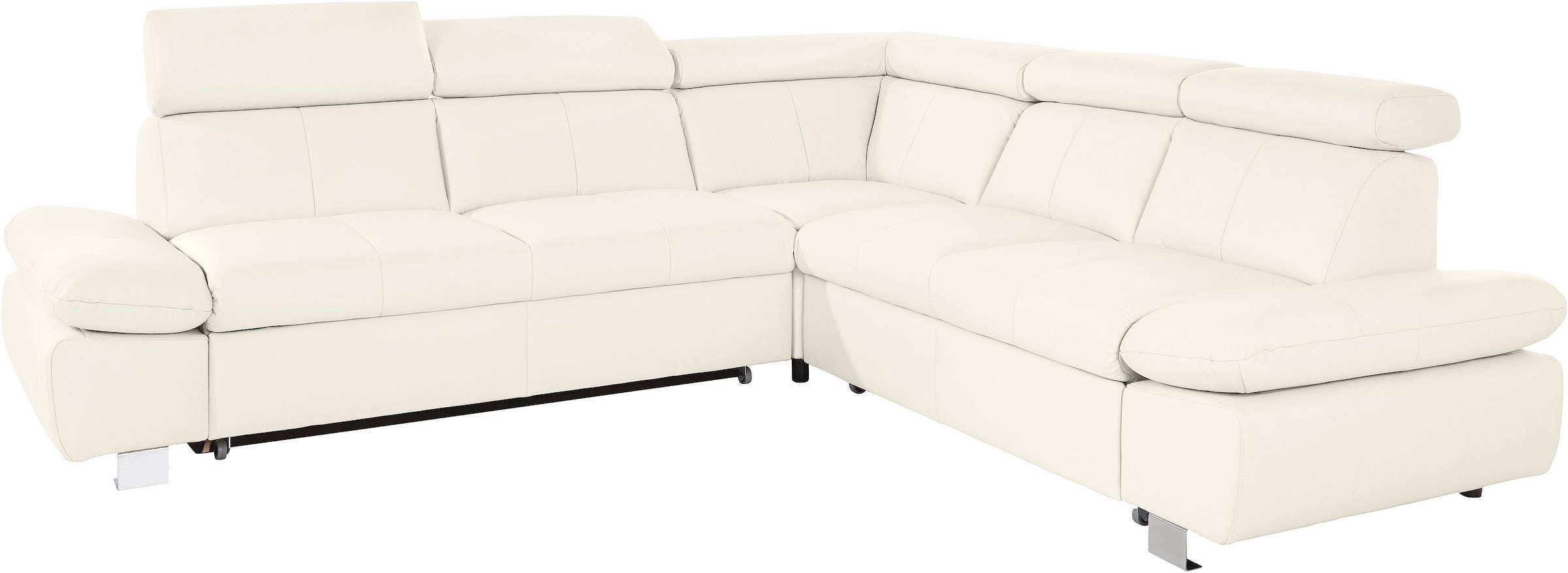 exxpo - sofa fashion Ecksofa "Happy, modern und bequem, L-Form", inkl. Kopf günstig online kaufen