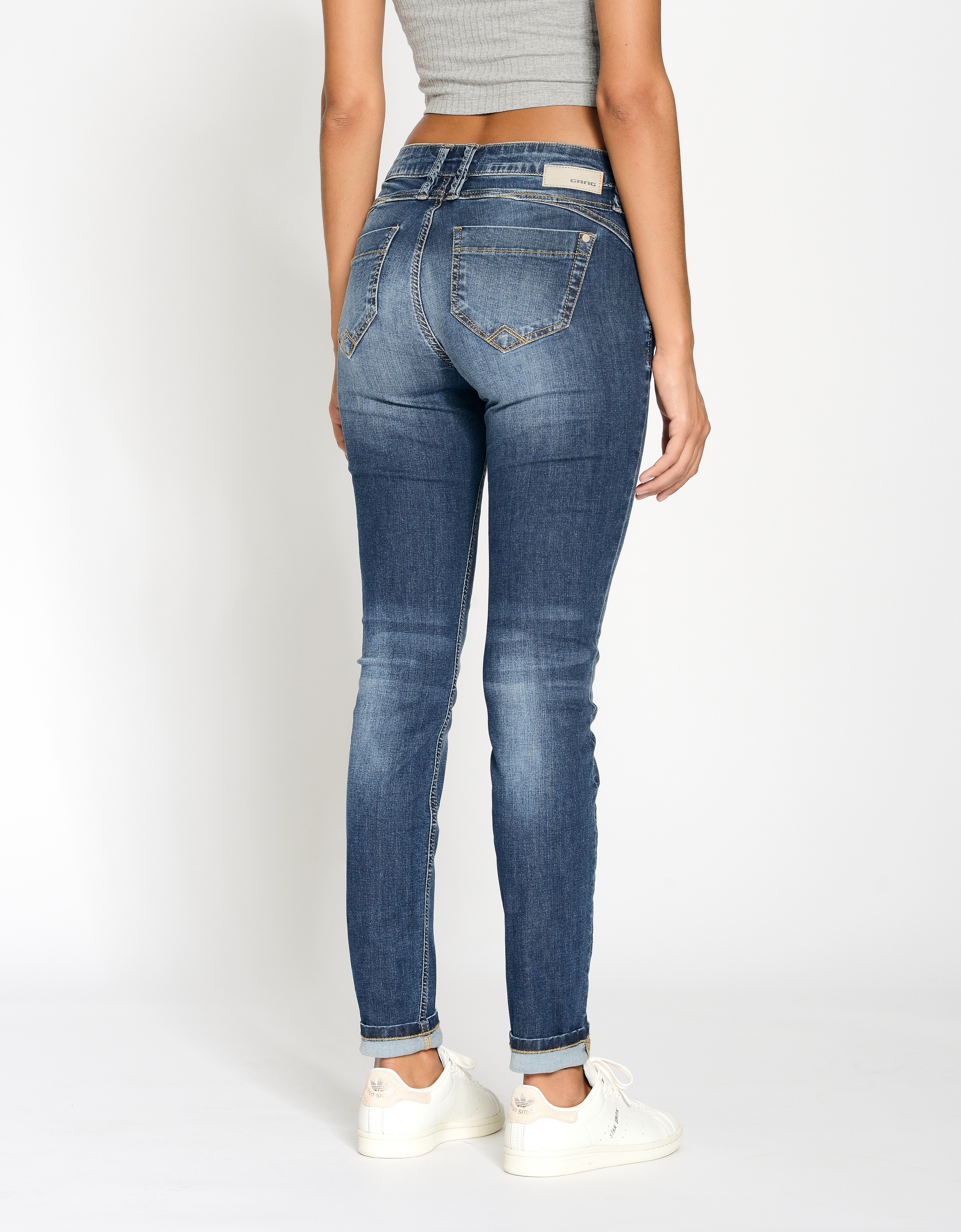 GANG Skinny-fit-Jeans "94NIKITA", mit Zipper-Detail an der Coinpocket günstig online kaufen