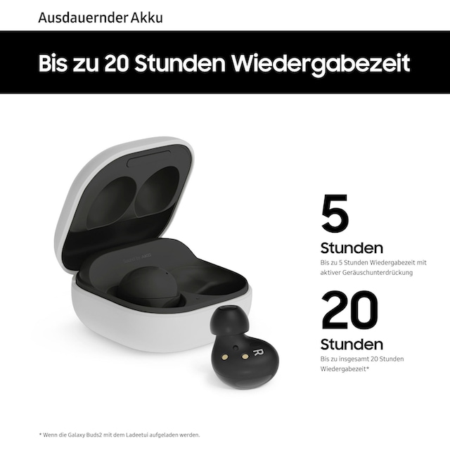 Samsung In-Ear-Kopfhörer »Galaxy Buds2«, Bluetooth, Active Noise Cancelling  (ANC) | BAUR