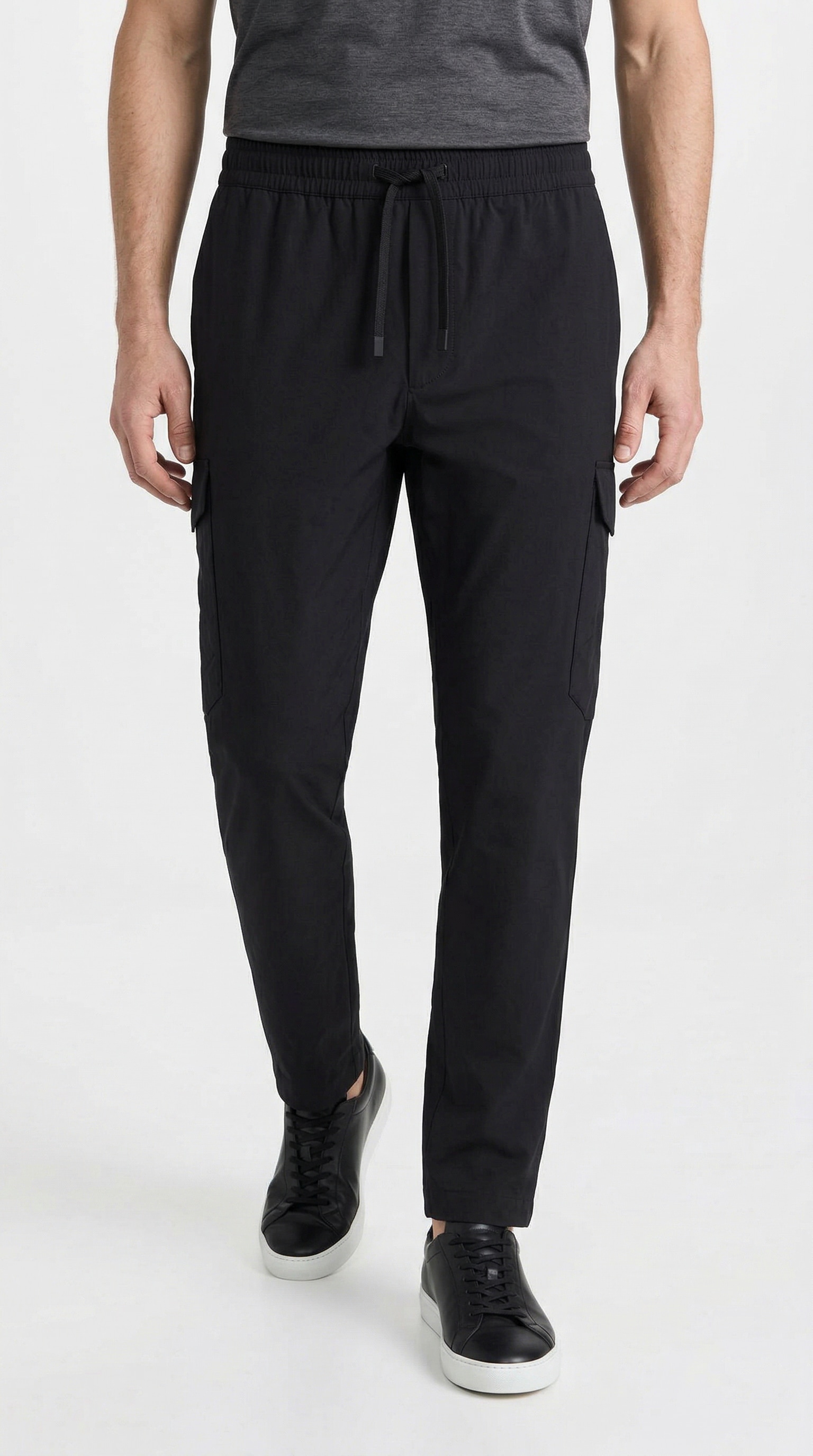 BOSS GREEN Cargohose "T Urbanex-CargoLight" mit elastischem Bund und Kordelzug Cargohose Sweatpants Stretchhose