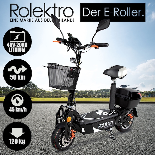 Rolektro E-Mofaroller »Rolektro E-Joy 45 Lithium« | BAUR