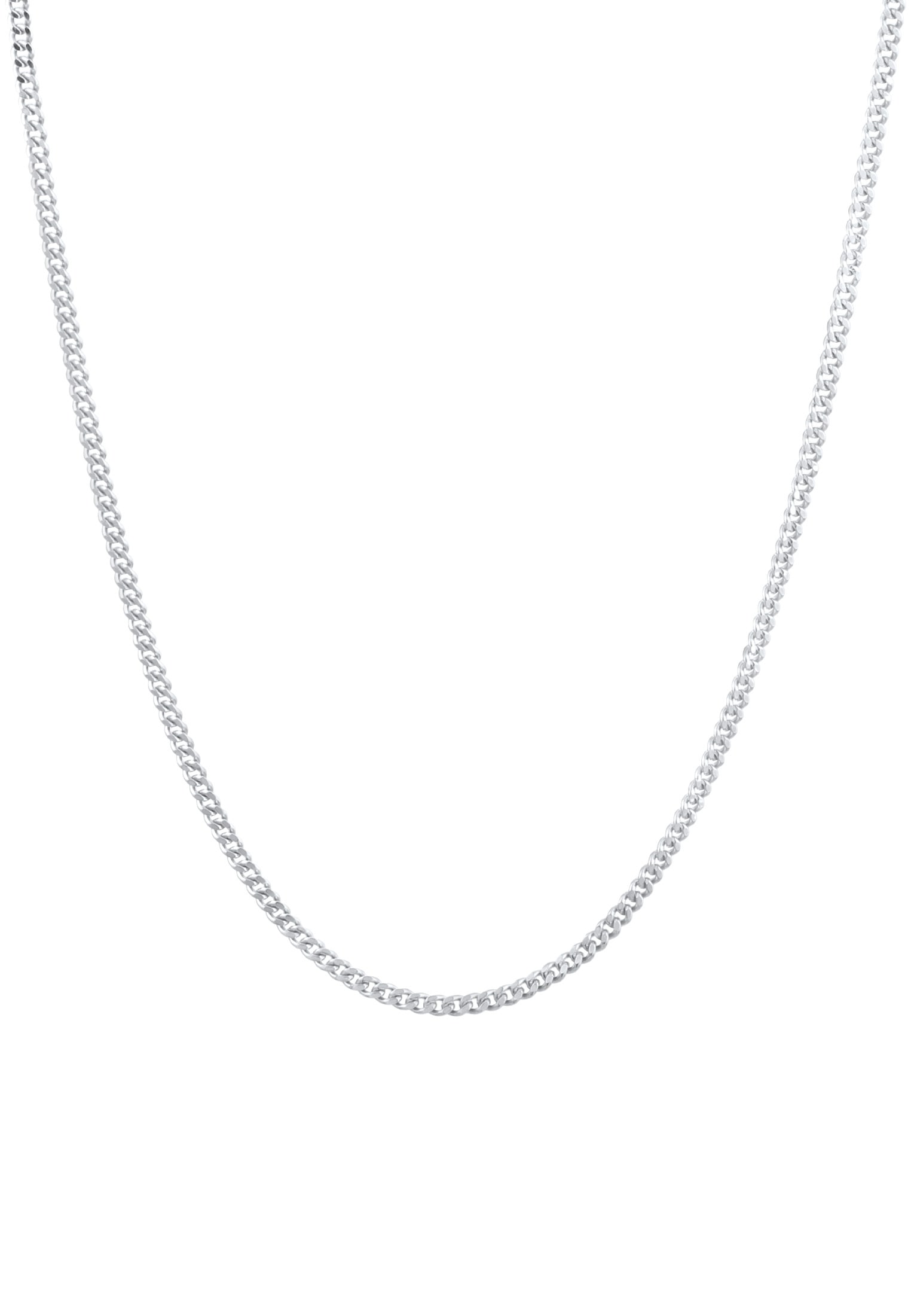 Kuzzoi Silberkette »Halskette Herren Panzerkette Basic Fein 925 Silber«