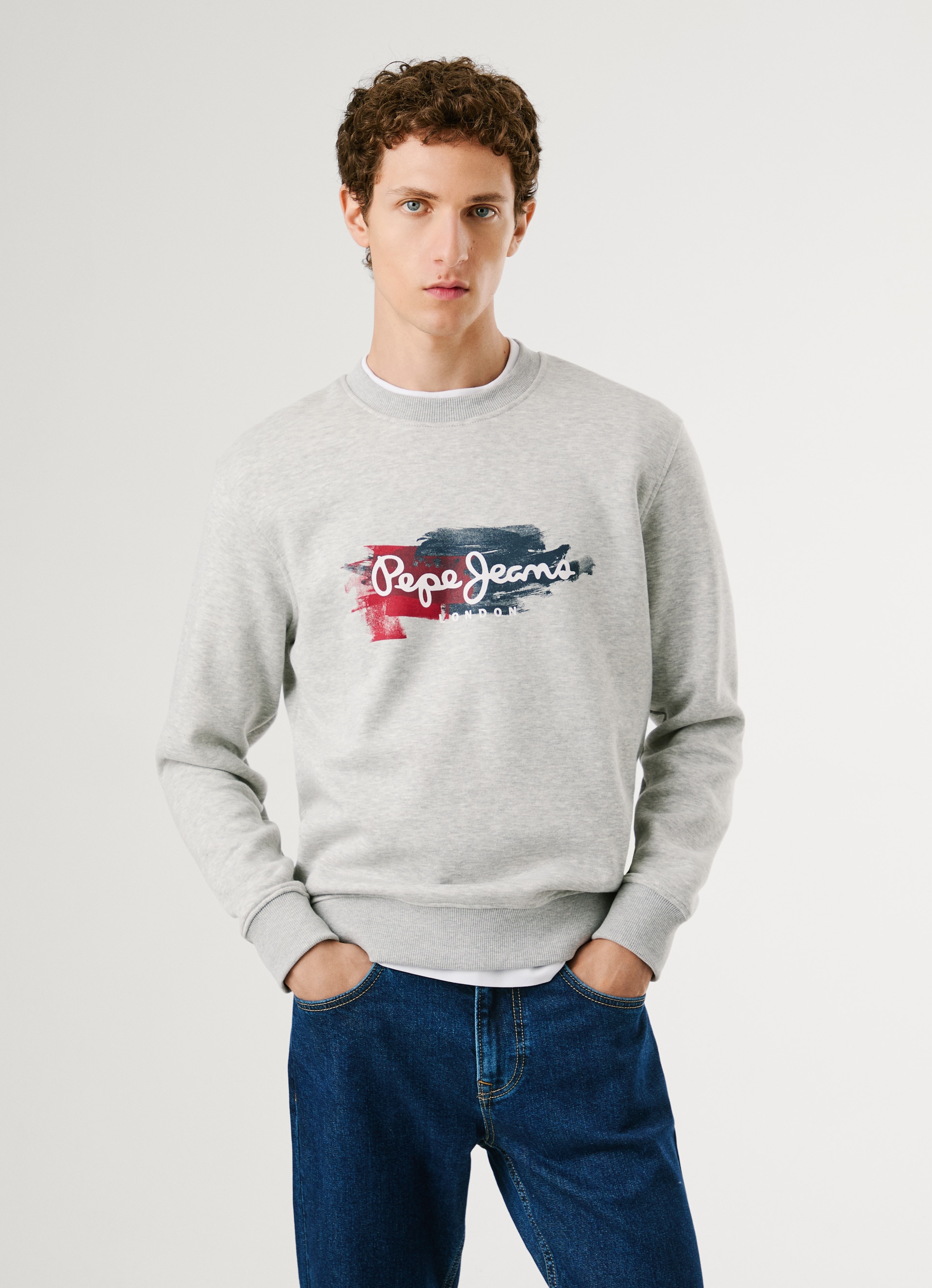 Pepe Jeans Sweatshirt "TREY CREW" Regular Fit mit Rundhals günstig online kaufen