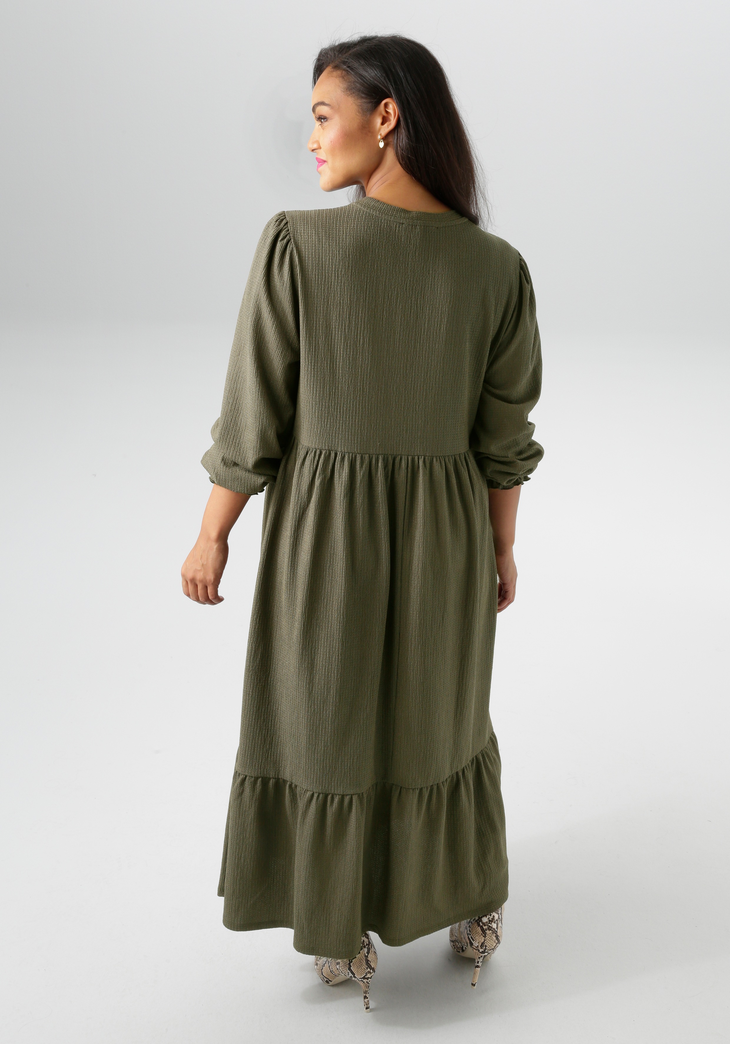 Thumbnail - Aniston PLUS Jerseykleid in trendiger Farbpalette - NEUE KOLLEKTION