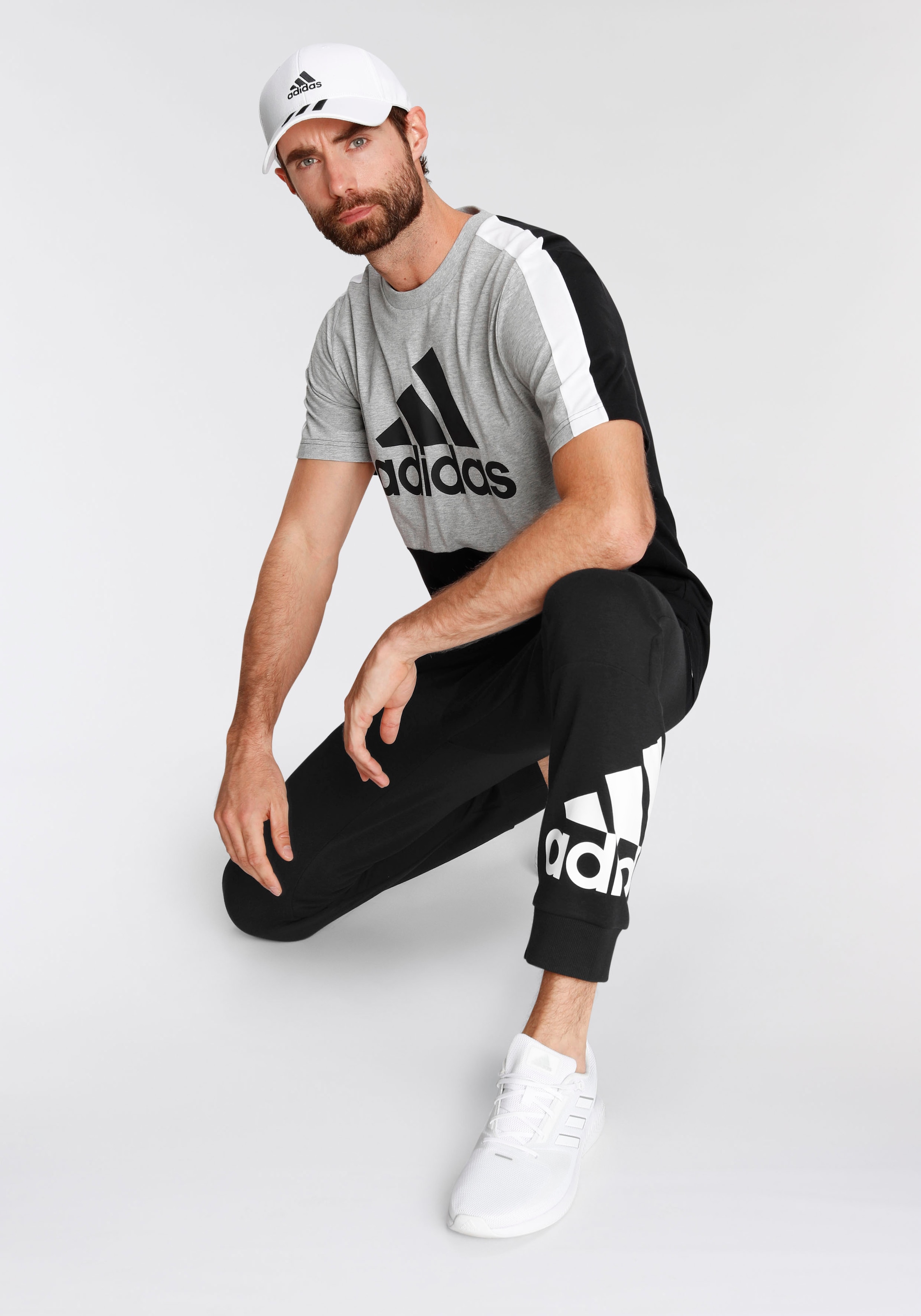 adidas Sportswear Sporthose »ESSENTIALS LOGO ▷ TAPERED TERRY CUFF BAUR HOSE« | kaufen FRENCH