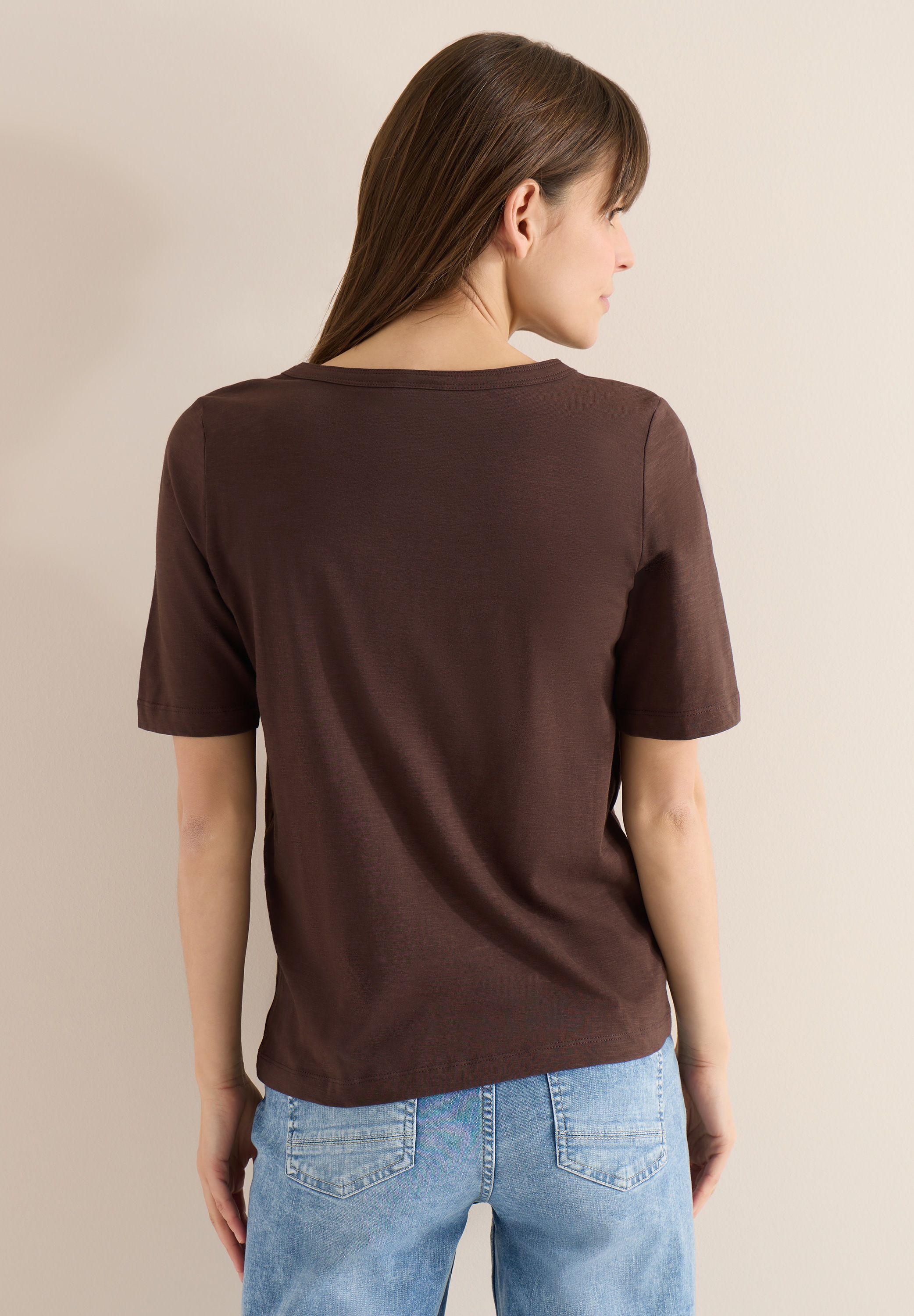 Cecil T-Shirt mit U-Boot-Ausschnitt günstig online kaufen