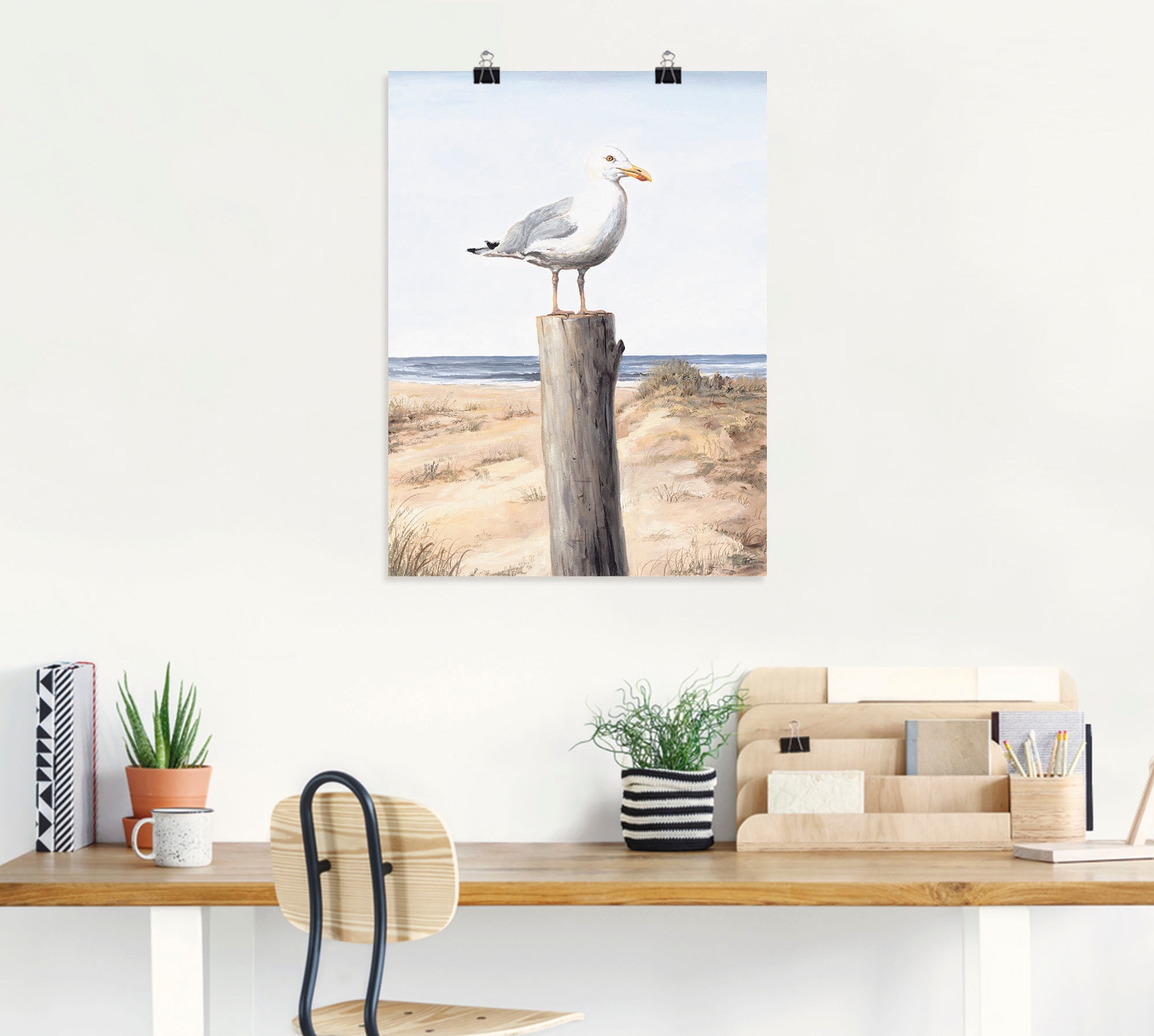 Artland Wandbild "Möwe" Vögel 1 Stk. tlg. als Alubild, Outdoorbild, Leinwan günstig online kaufen