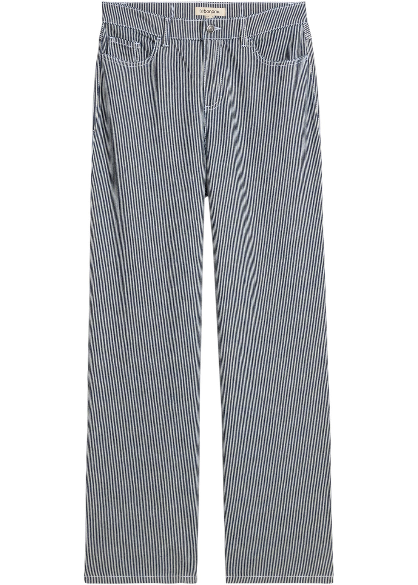 bonprix Straight-Jeans 1 gerader Schnitt, Regular Fit, mit Elasthan, aus Baumwolle
