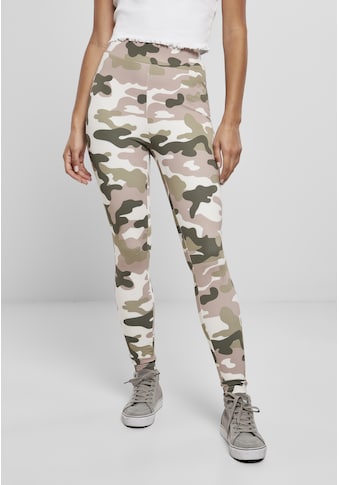 URBAN CLASSICS Leggings »Damen Ladies High Waist Camo...