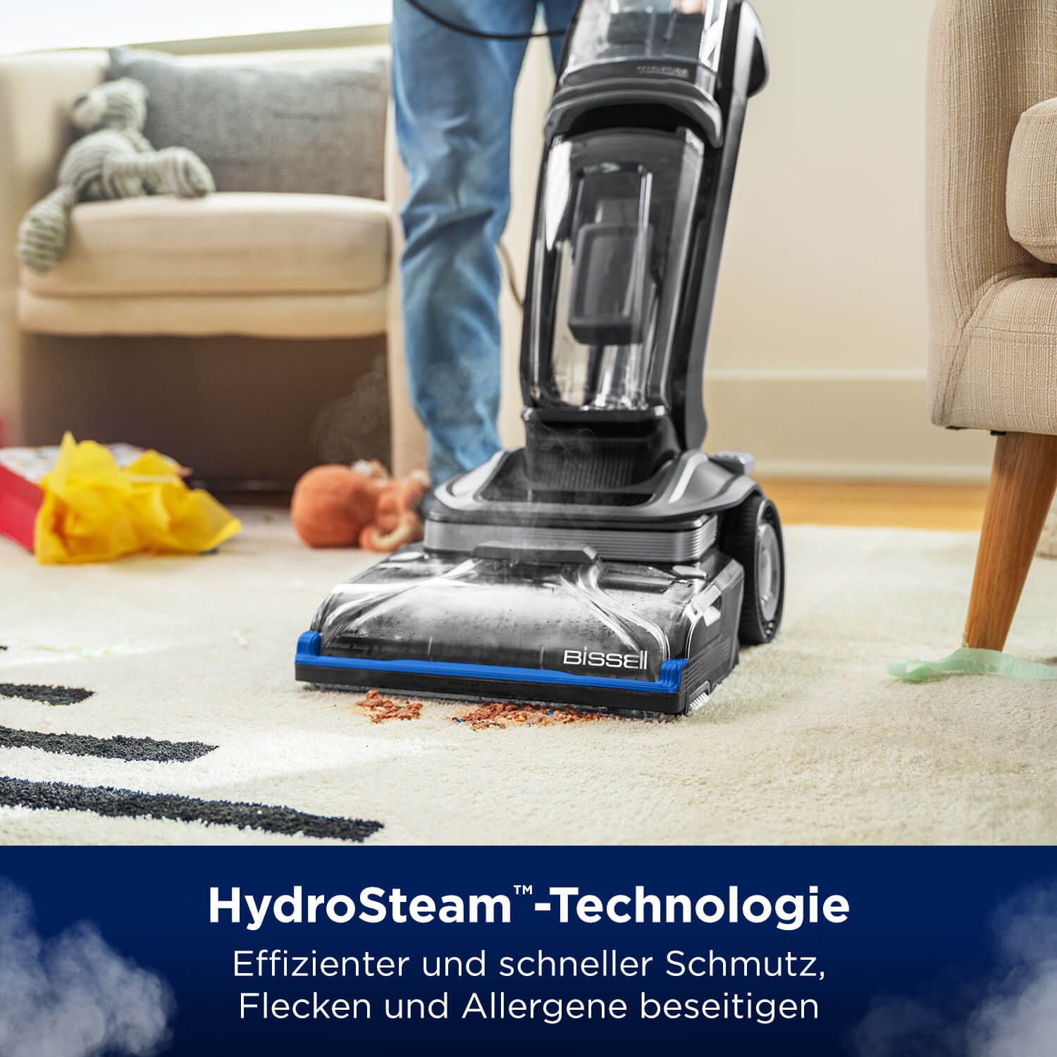 Bissell Teppichreinigungsgerät "3670N, Revolution HydroSteam™, Teppichreini günstig online kaufen