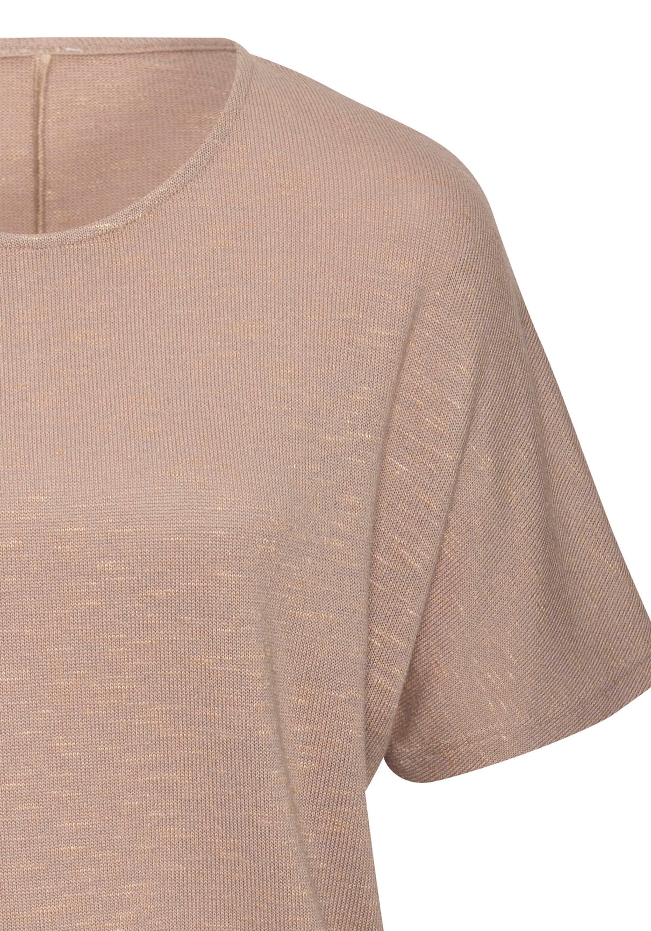 Vivance Short Sleeve Shirt Beige Size 32/34 2