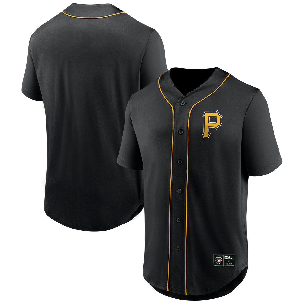 FANATICS Kinder Footballtrikot "Fanatics Trikot Pittsburgh Pirates Core Foundation"schwarz, Gr. L, 100% Polyester, Trikots