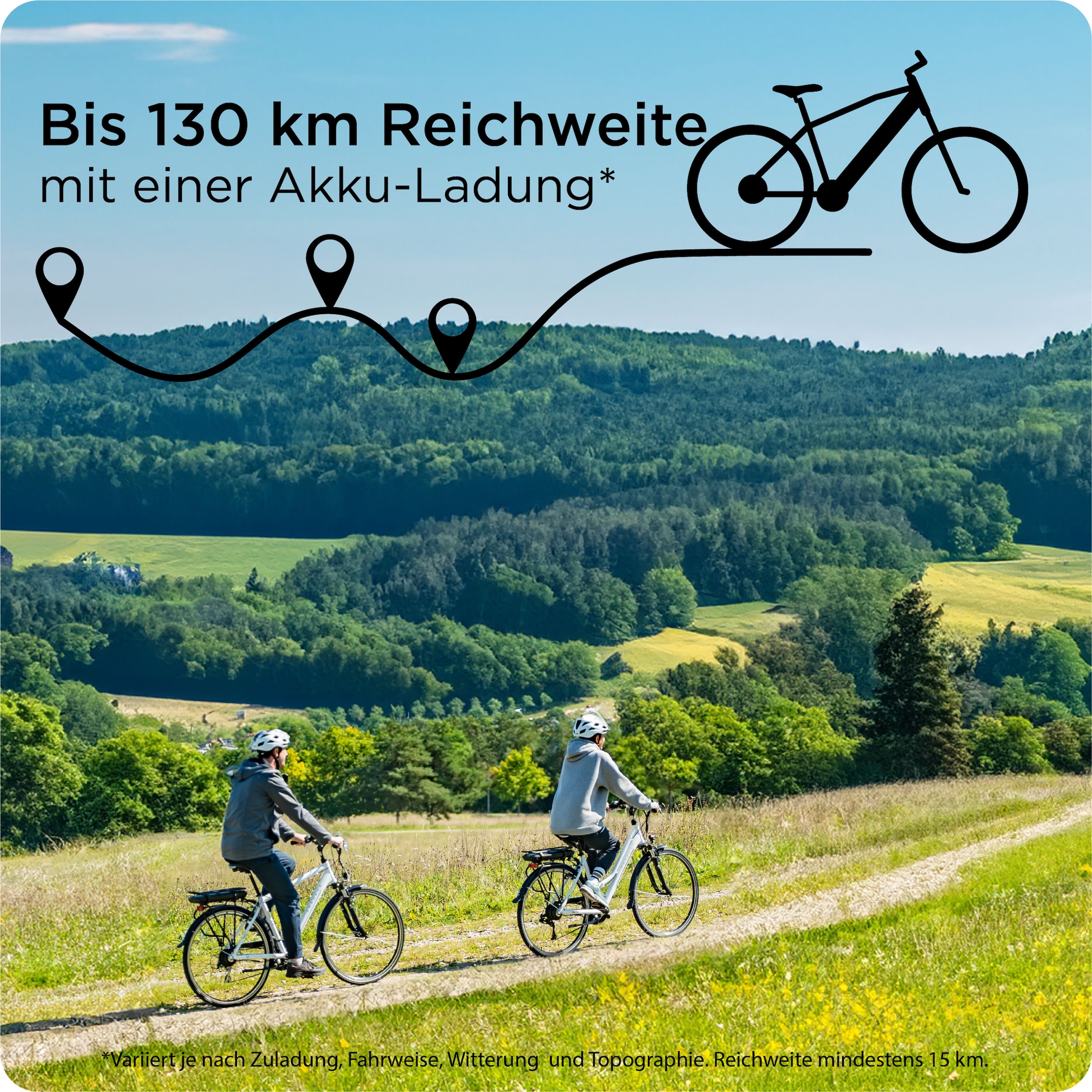 Zündapp »Z802 Damen« 21 Gang Shimano Altus RD-M310 Schaltwerk Kettenschaltung Heckmotor 250 W Pedelec, Elektrofahrrad für Damen