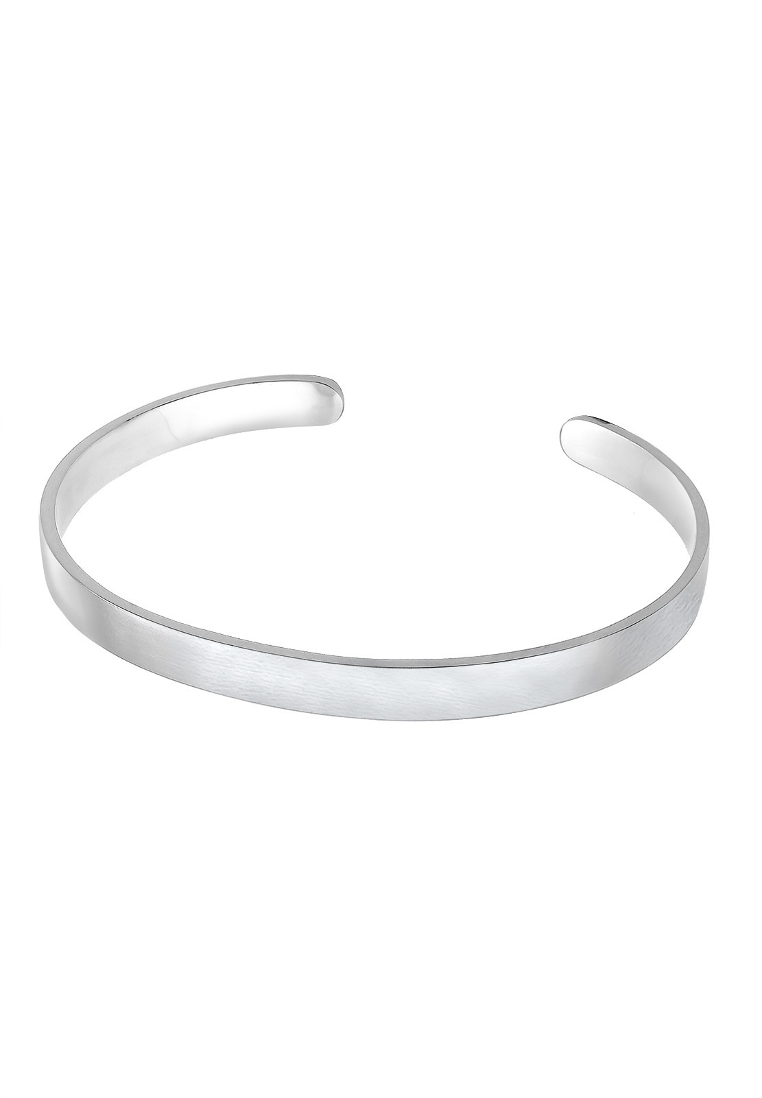 Kuzzoi Armband »Herren Basic Bangle Matt 925 Silber« bestellen | BAUR