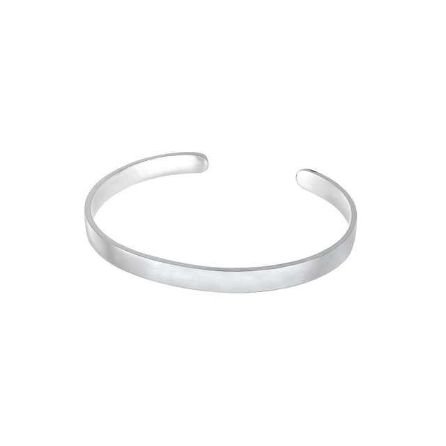 Kuzzoi Armband »Herren Basic Bangle Matt 925 Silber« bestellen | BAUR