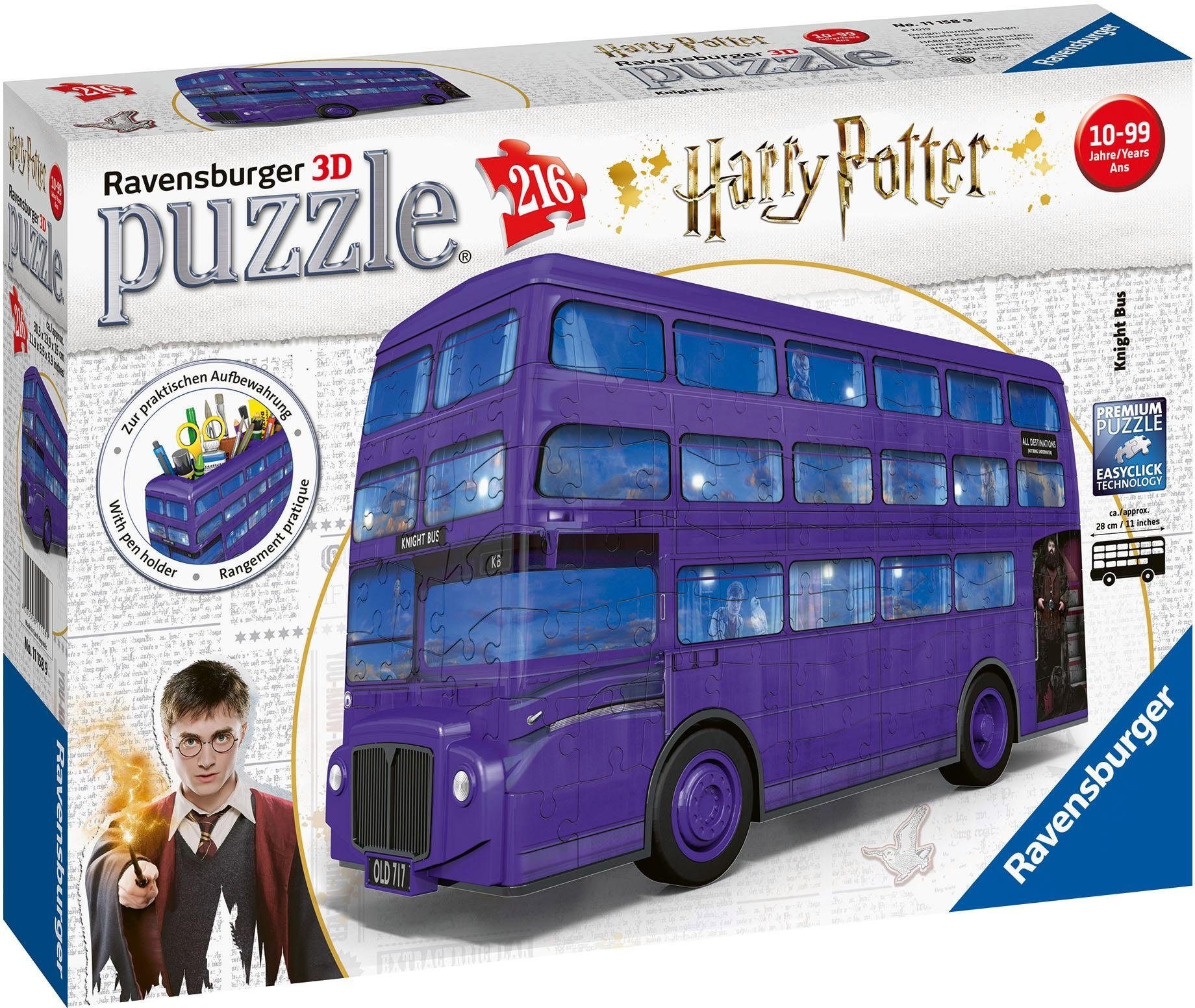 Ravensburger 3D-Puzzle »Harry Potter- Knight Bus«, Made in Europe, FSC® - schützt Wald - weltweit