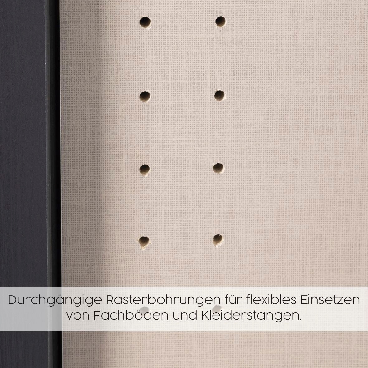 rauch Kleiderschrank »Schrank Garderobe Ankleide GAMMA Breiten 91/136/181/226/271/315/360 cm« in 3 Ausstattungen BASIC/CLASSIC/PREMIUM (inkl. SOFT-CLOSE-Funktion),  verschiedene Griff-Varianten, mit Spiegel TOPSELLER MADE IN GERMANY
