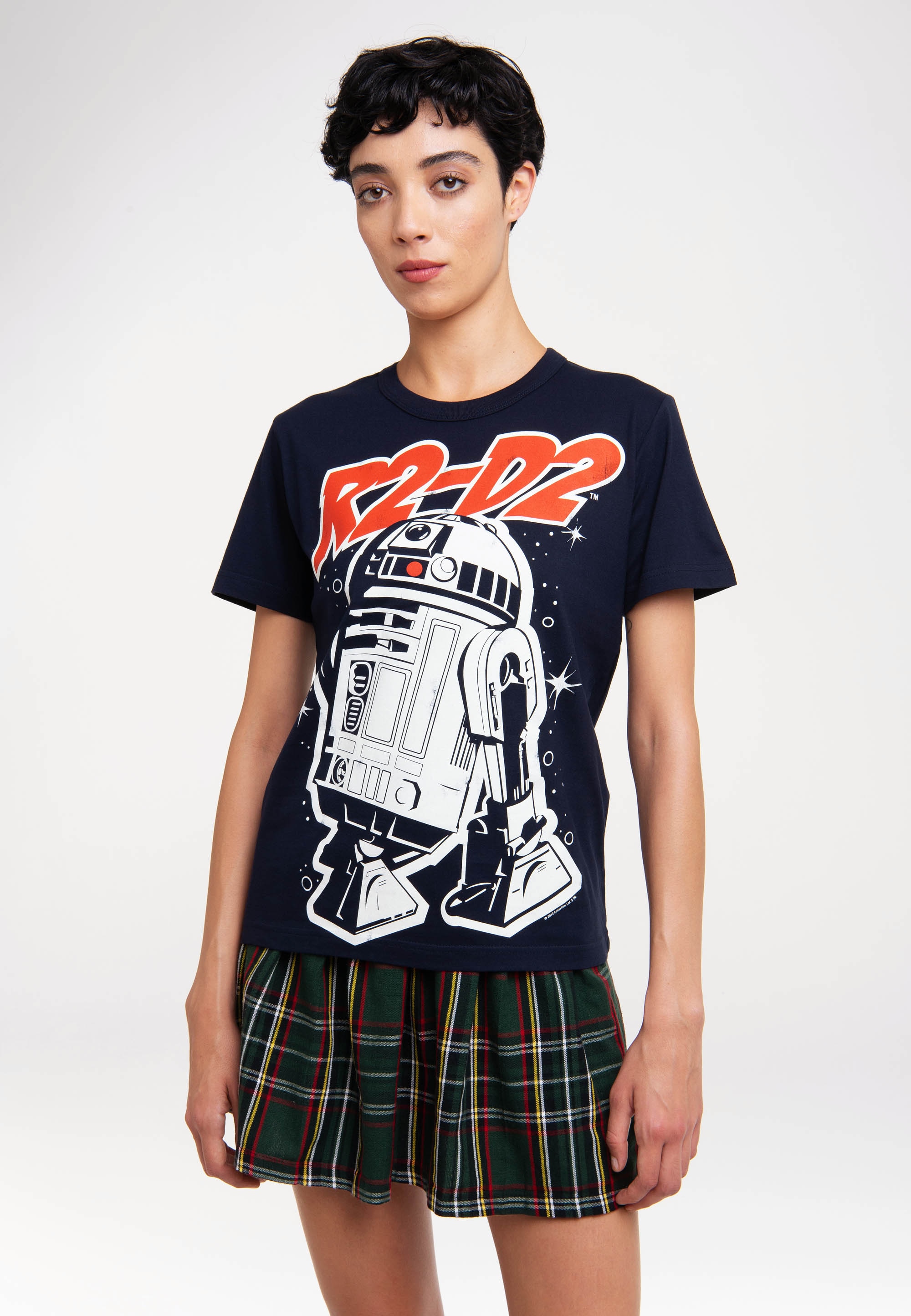 LOGOSHIRT T-Shirt "Star Wars - R2-D2", mit coolem Print günstig online kaufen