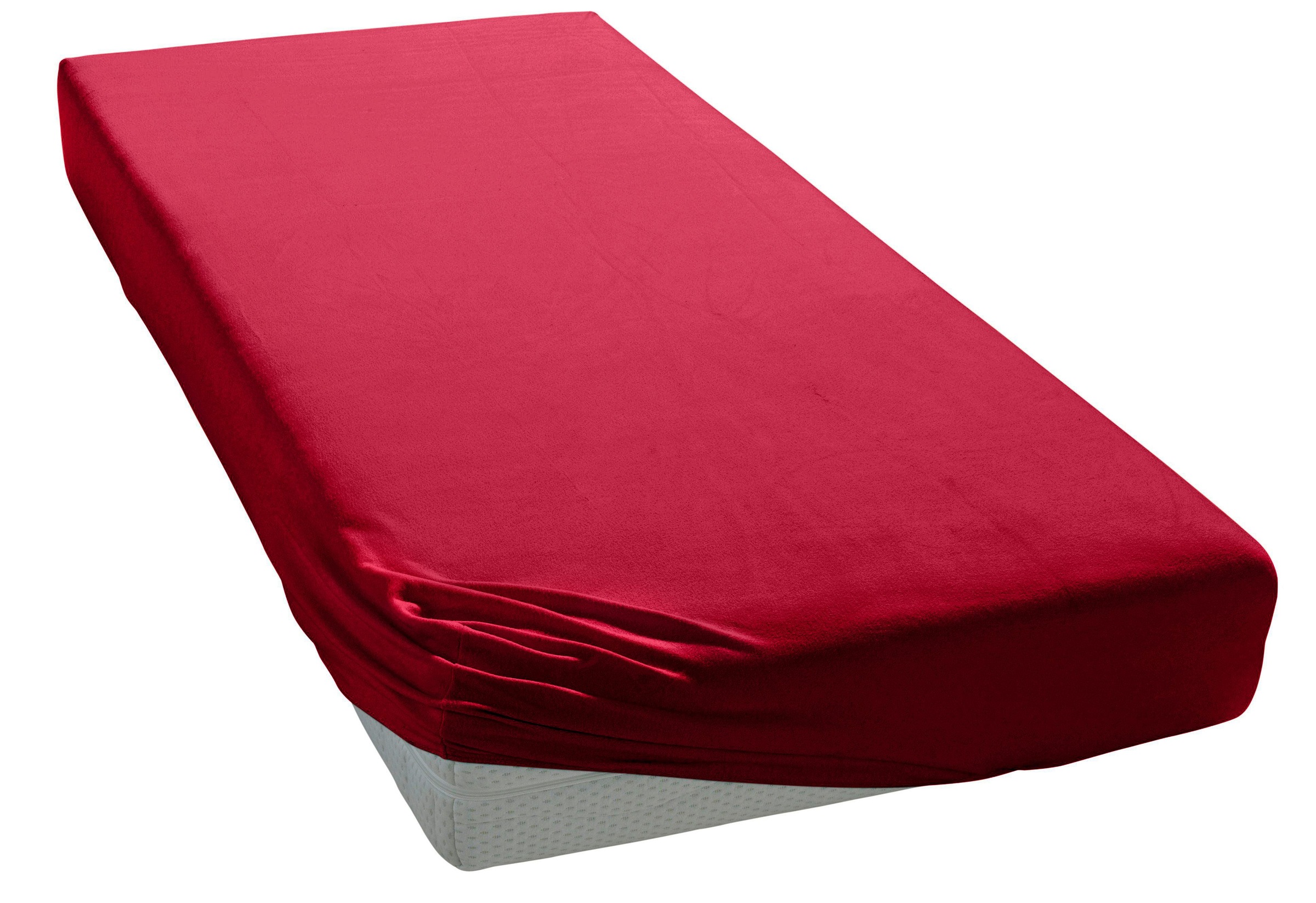 Elegante Spannbettlaken "Uni Zwirn-Jersey" aus hochwertigem Garn