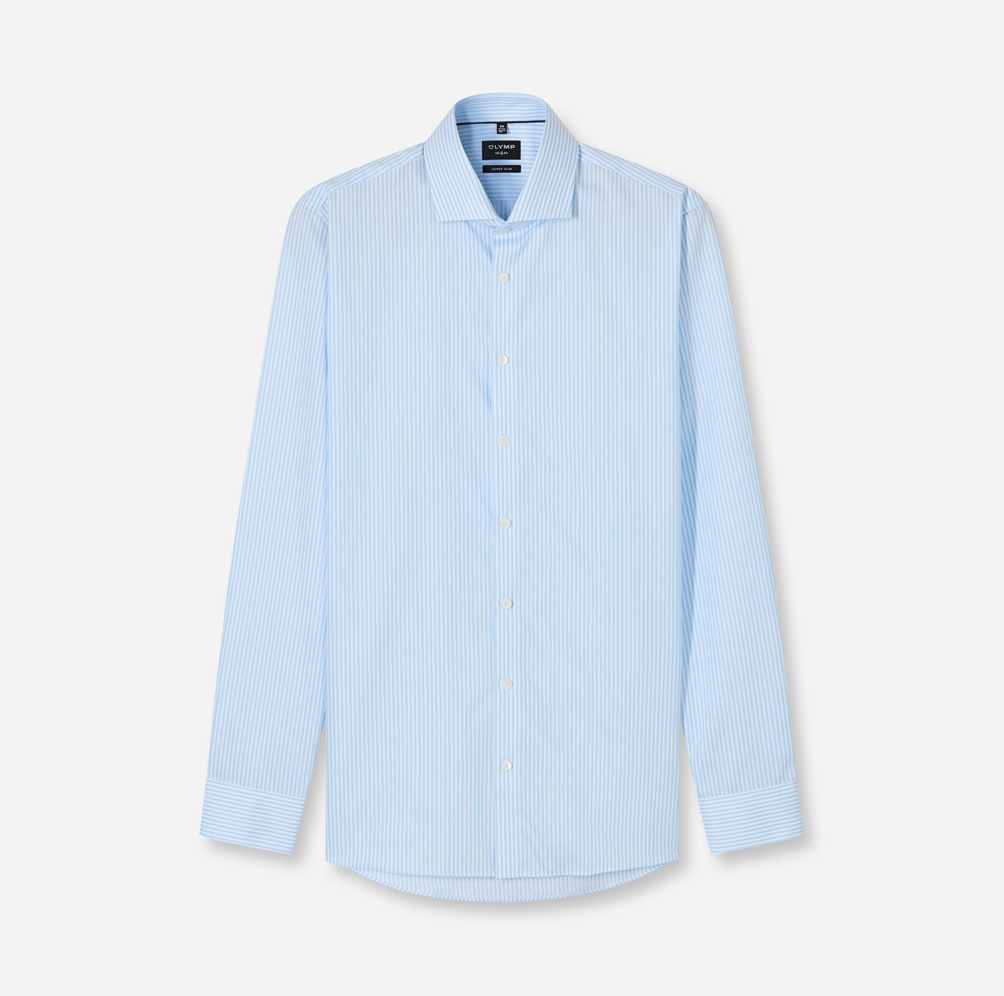 OLYMP Langarmhemd "No 6 six" gestreift, Businesshemd, super slim fit, Royal günstig online kaufen