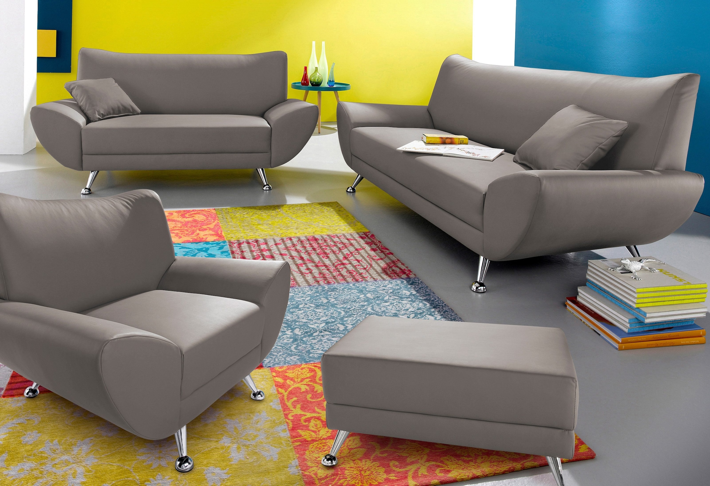 INOSIGN Polstergarnitur »Saltare elegant und komfortabel, OTTOs Choice«, (3 tlg.)