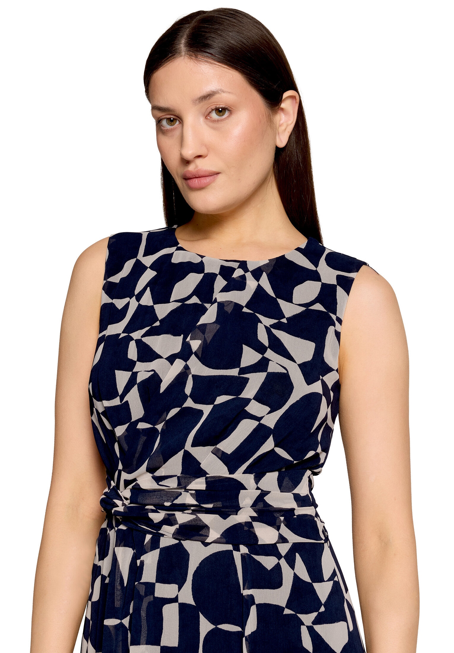 Betty&Co Chiffonkleid »Damen ohne Arm« Ohne Tasche