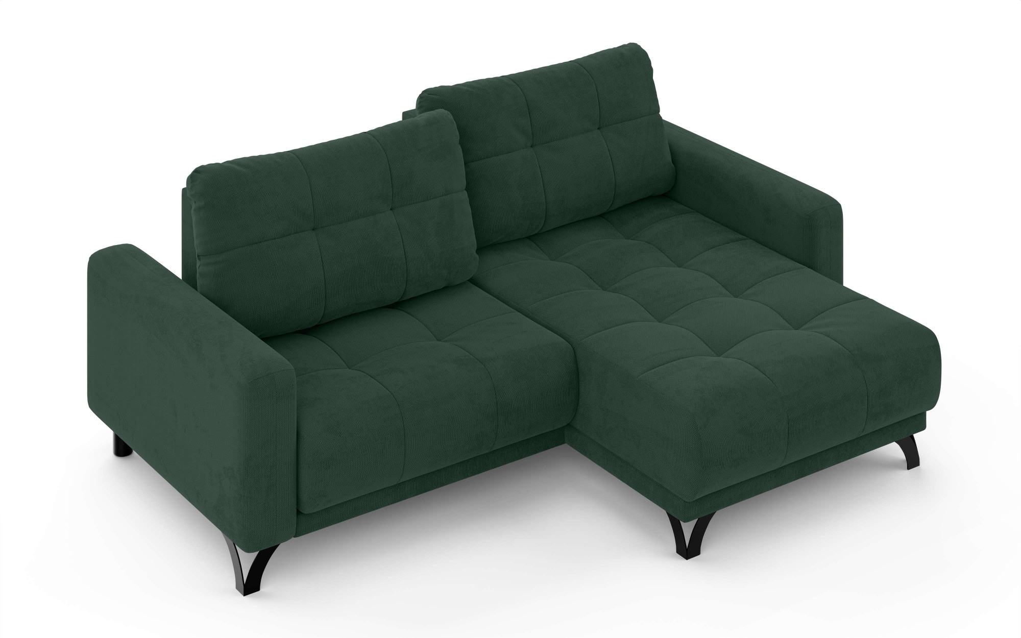 INOSIGN Ecksofa »FAIRVIEW mit verstellbaren Rückenlehne, Maße B/T/H: 234/174/93 cm«, L-Form mit Wellenunterfederung, Recamiere beidseitig montierbar