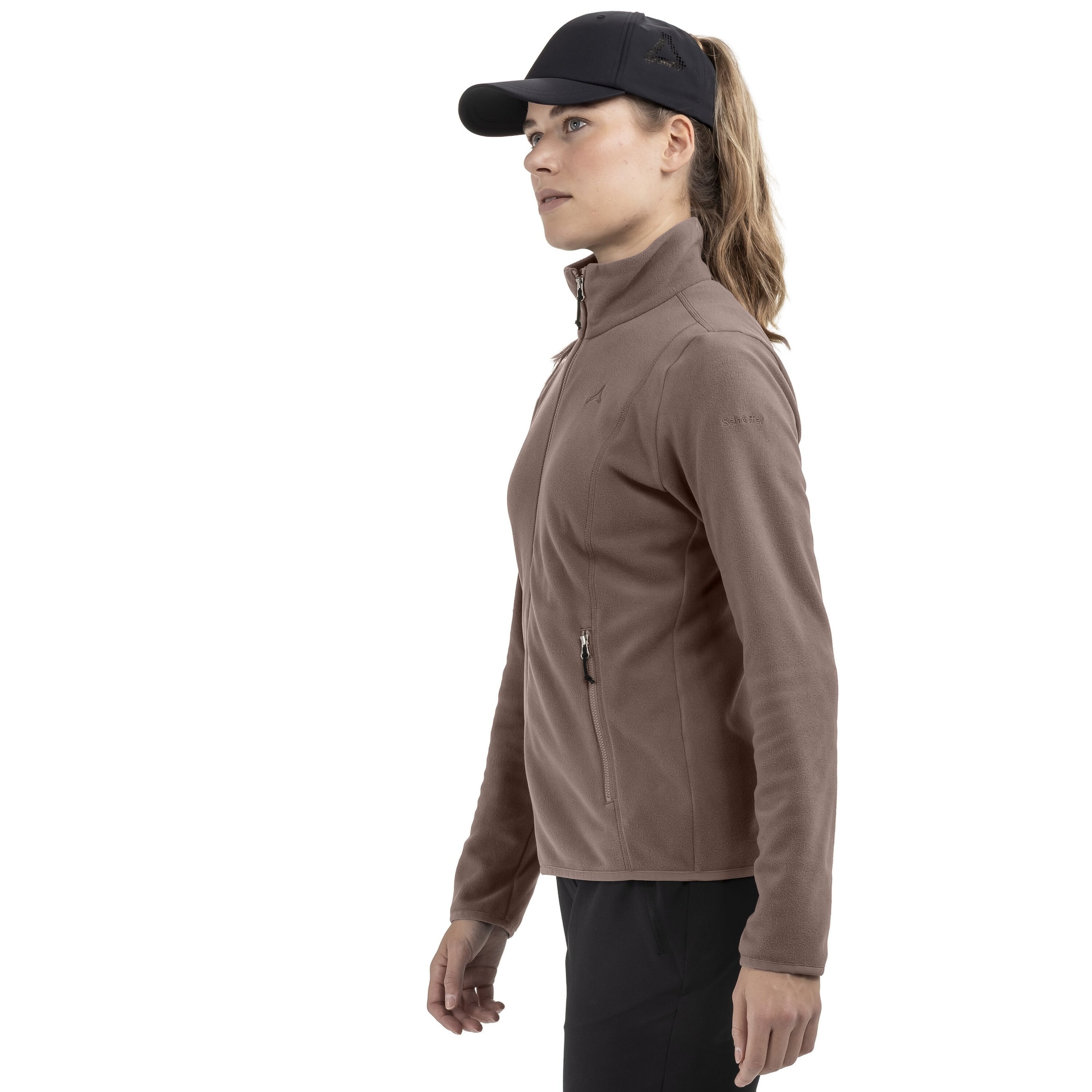 Schöffel Fleecejacke »Fleece Jk Style Ash WMS« hochschließender Kragen, hoch geschlossener Ausschnitt