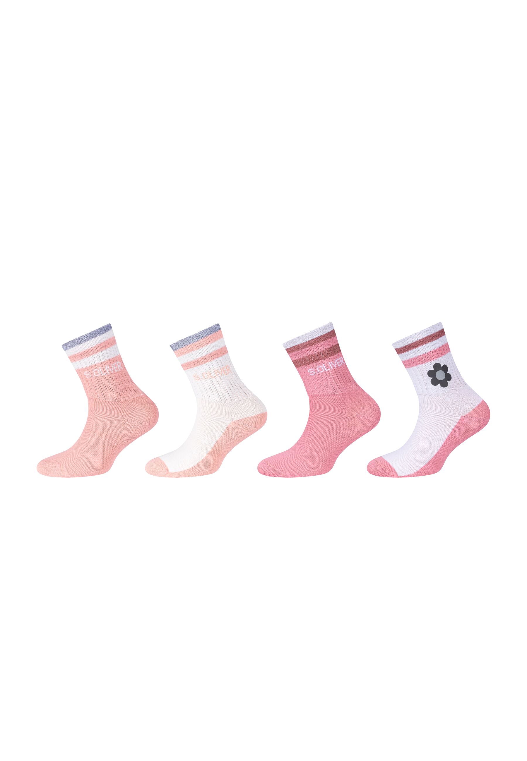 s.Oliver Socken "4er Pack" 4er Pack Baumwollmix mit recycelter Baumwolle