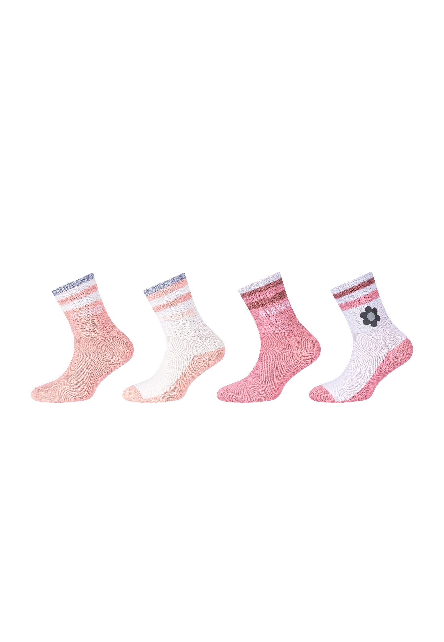 s.Oliver Socken "Reflektierende Kinder Socken 4er Pack 4er Pack" 4er Pack B günstig online kaufen