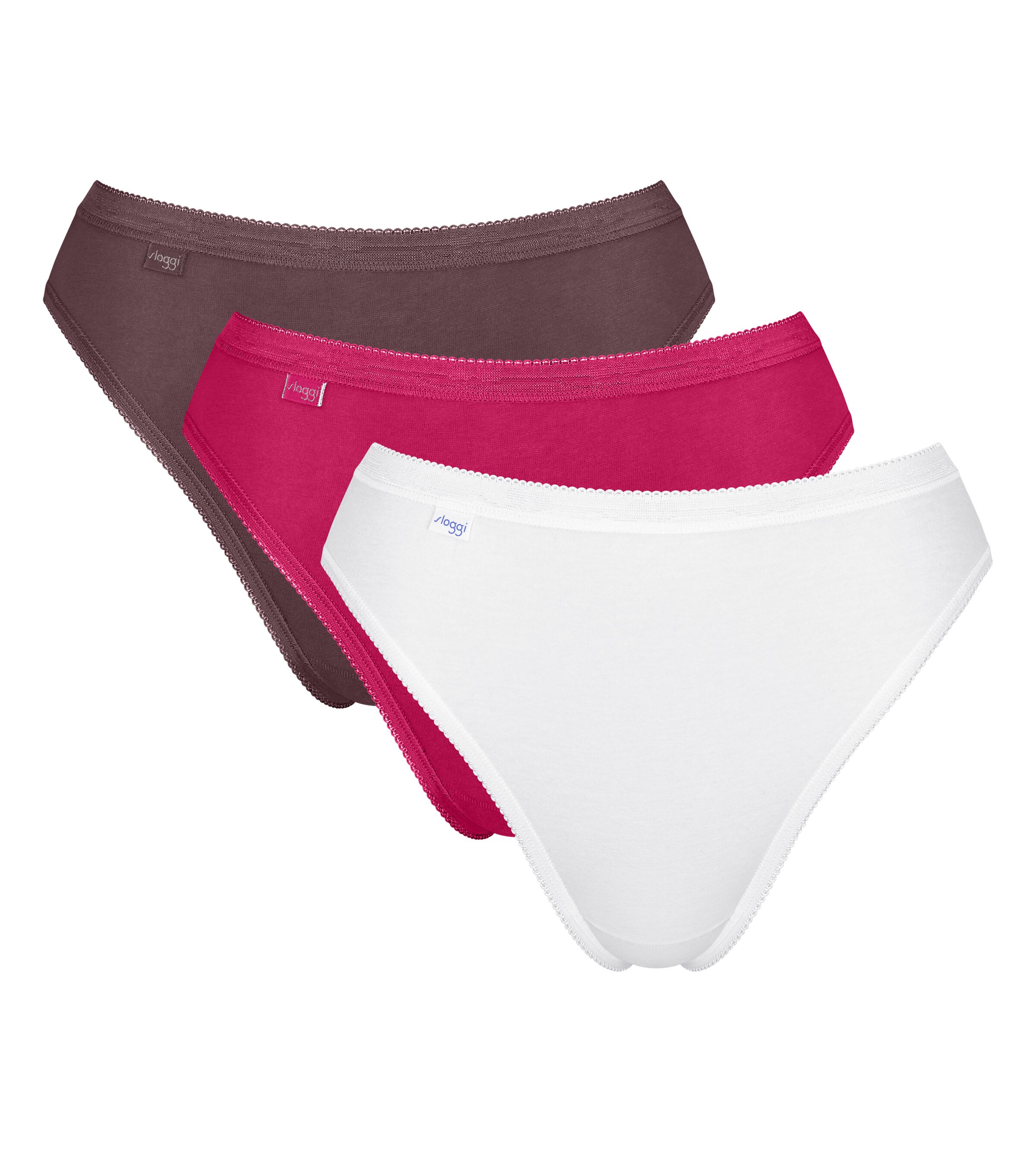 sloggi Taillenslip "Basic+ Tai" mit hohem Beinausschnitt, Cotton-Mix, glatte Nähte