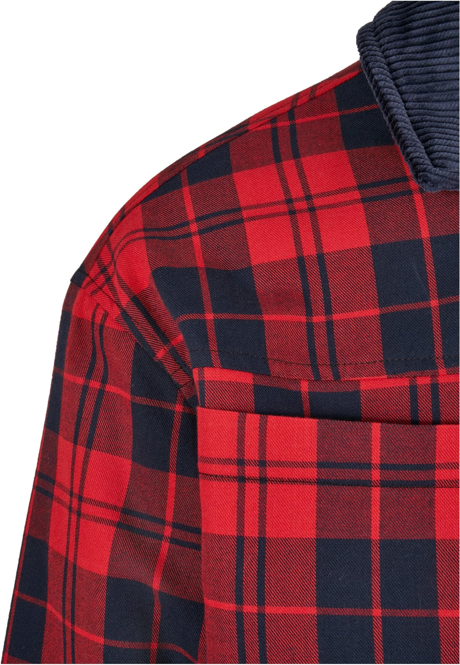 Southpole Allwetterjacke »Southpole Herren Southpole Check Flannel Sherpa Jacket«, (1 St.), ohne Kapuze