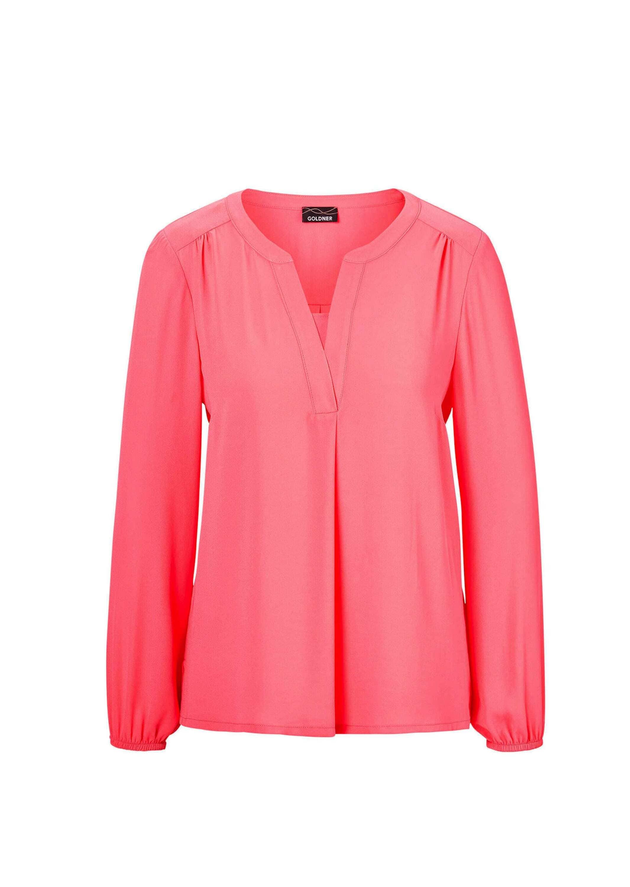 GOLDNER Tunika "Bluse mit Tunika Ausschnitt" Falten günstig online kaufen