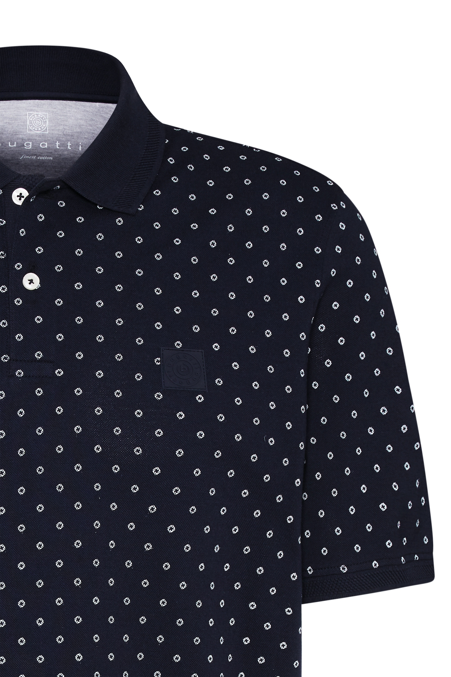 bugatti Poloshirt, mit grafischem Minimal-Allover-Print | ▷ für BAUR