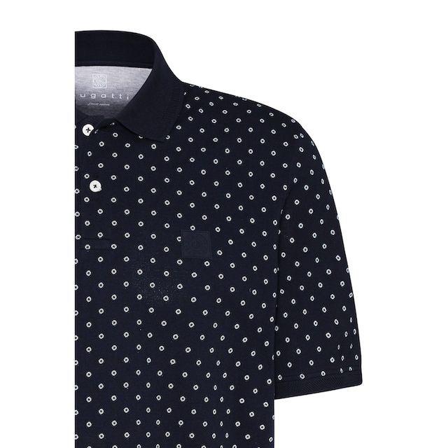bugatti Poloshirt, mit grafischem Minimal-Allover-Print ▷ für | BAUR