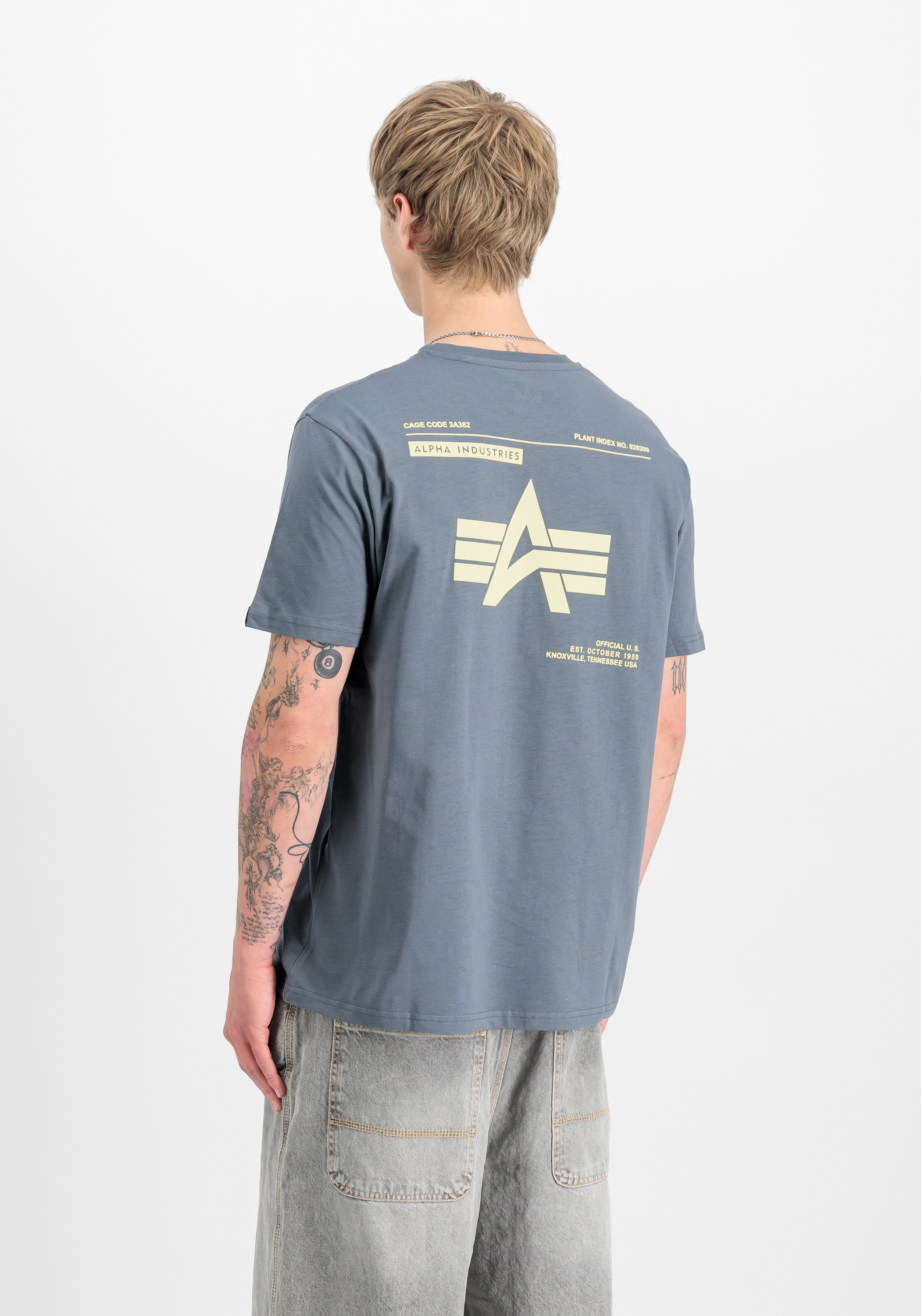 Alpha Industries T-Shirt "Label Backprint T-Shirt" günstig online kaufen