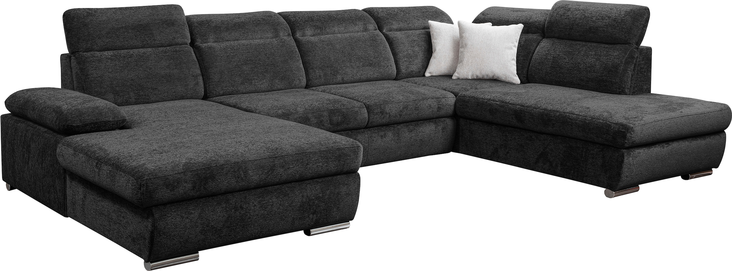 WERK2 Wohnlandschaft »Cordoba inkl. Bett, Bettkasten und Kopfteilfunktion, Breite 359cm«